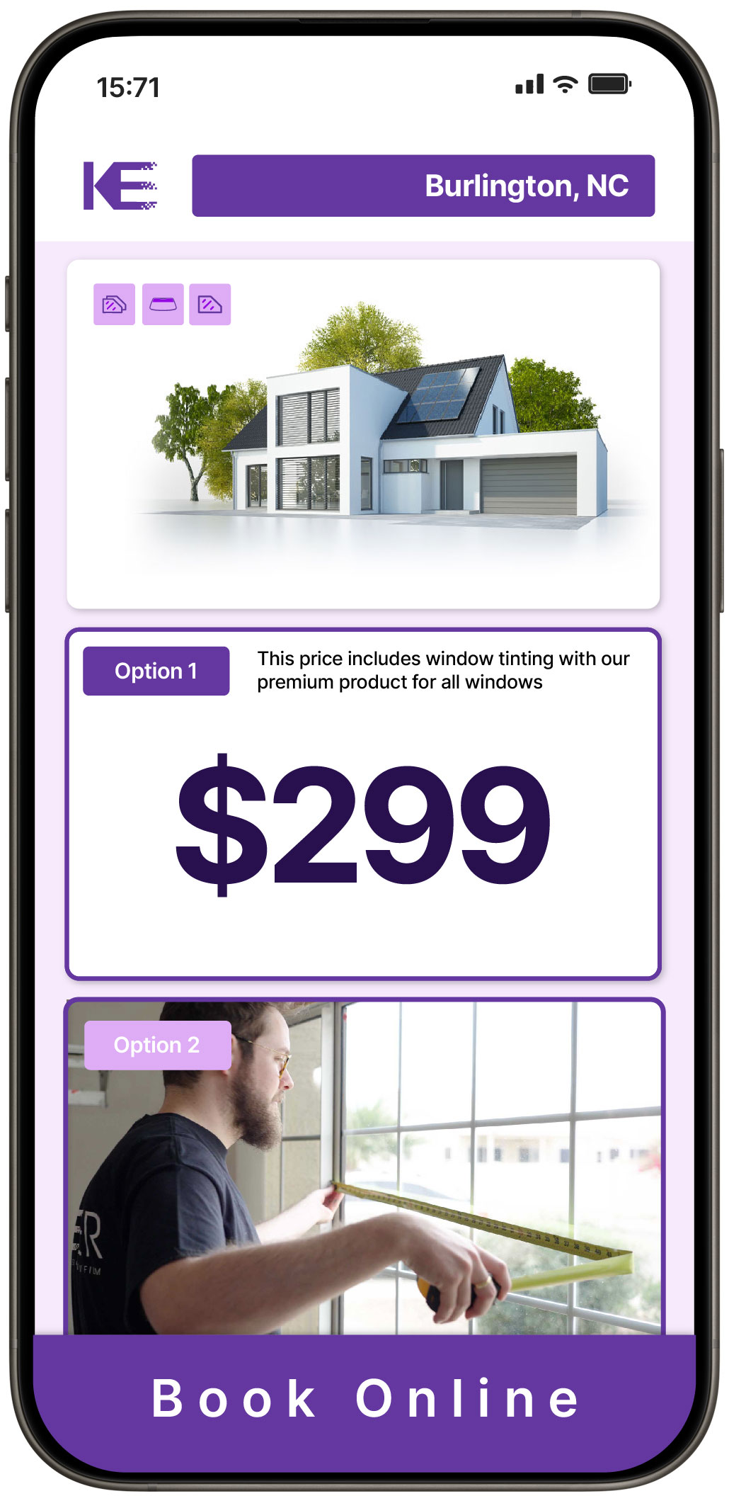 View Affordable Home Window Tinting Prices in Burlington, North Carolina