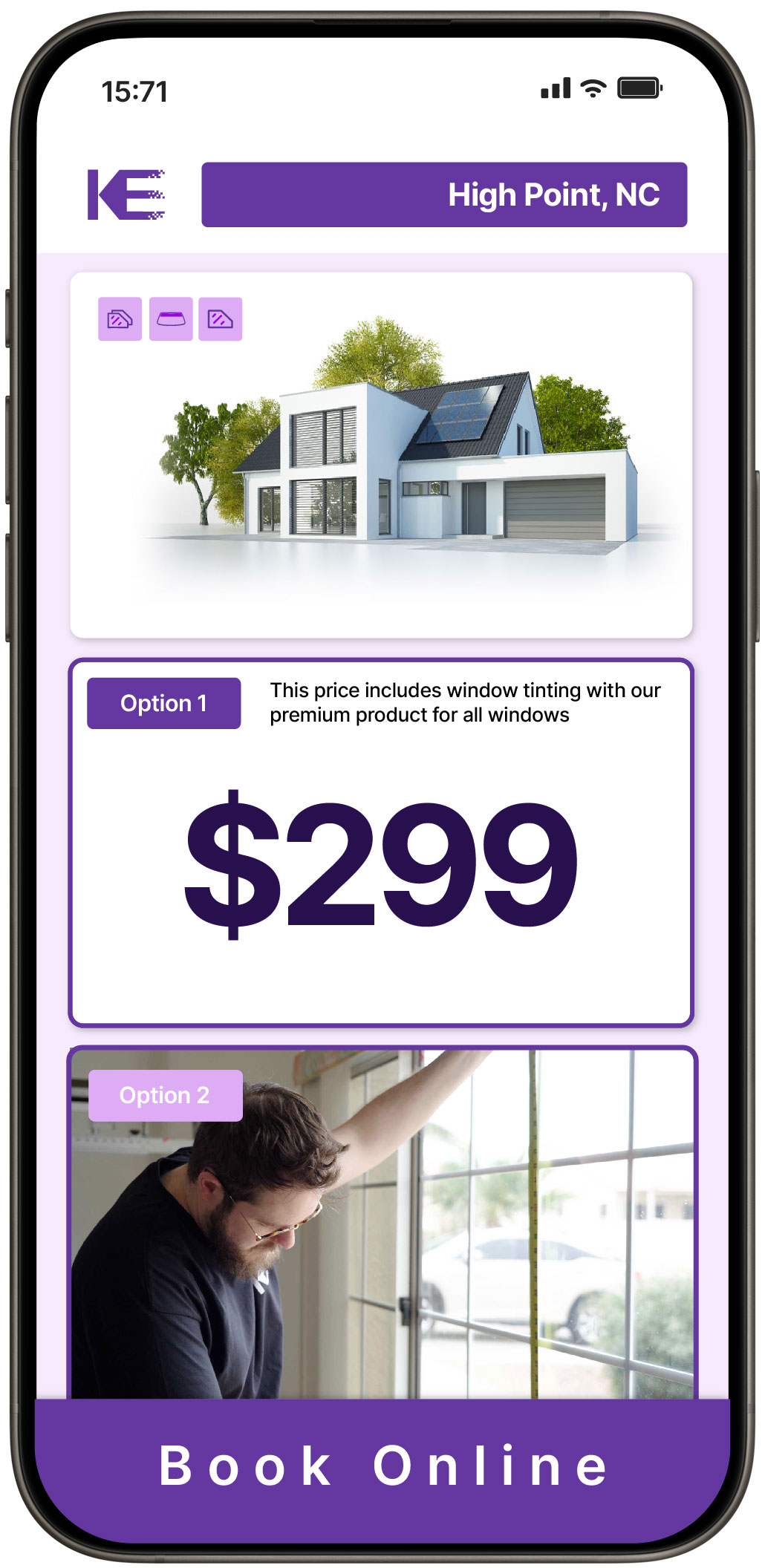 View Competitive Home Window Tinting Prices in High Point, North Carolina