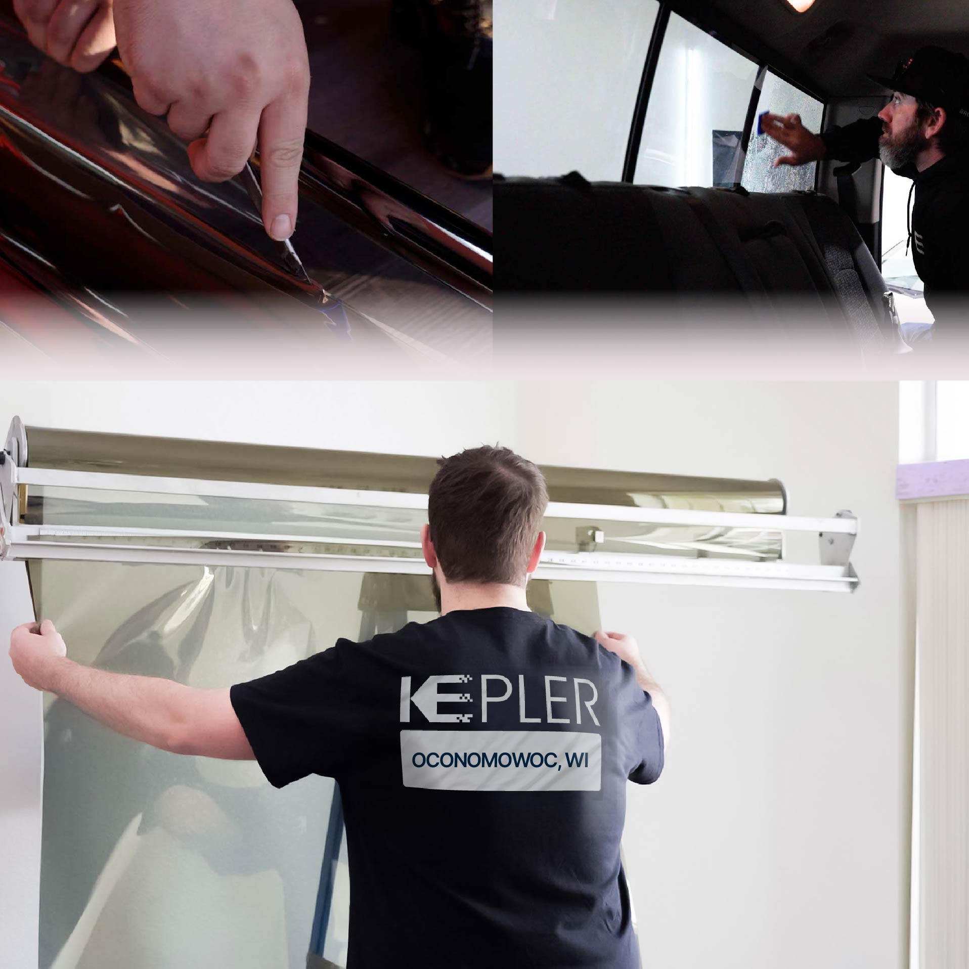 Kepler Specialist Installing Anti-Graffiti Film in Oconomowoc, Wisconsin