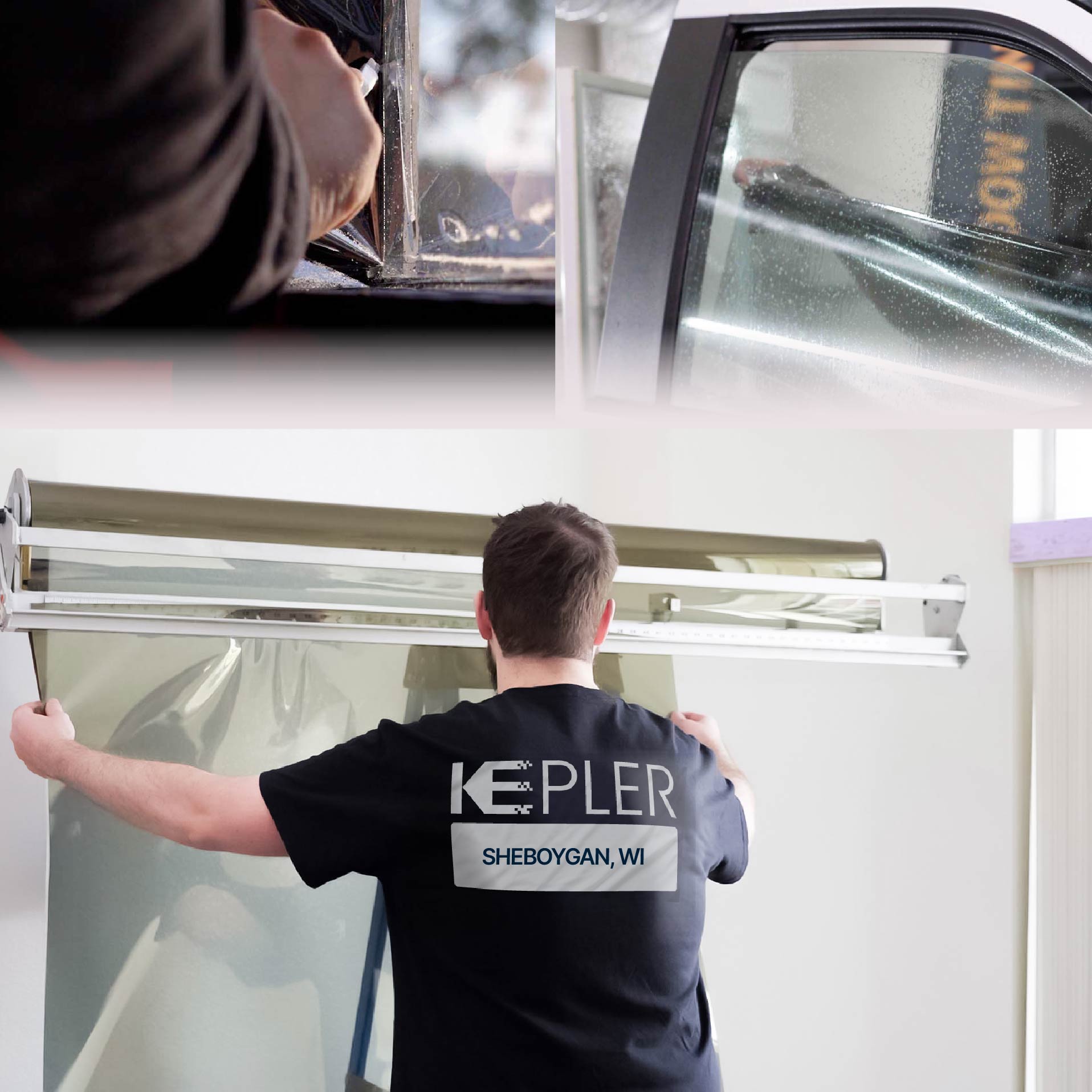 Kepler Specialist Installing Anti-Graffiti Film in Sheboygan, Wisconsin