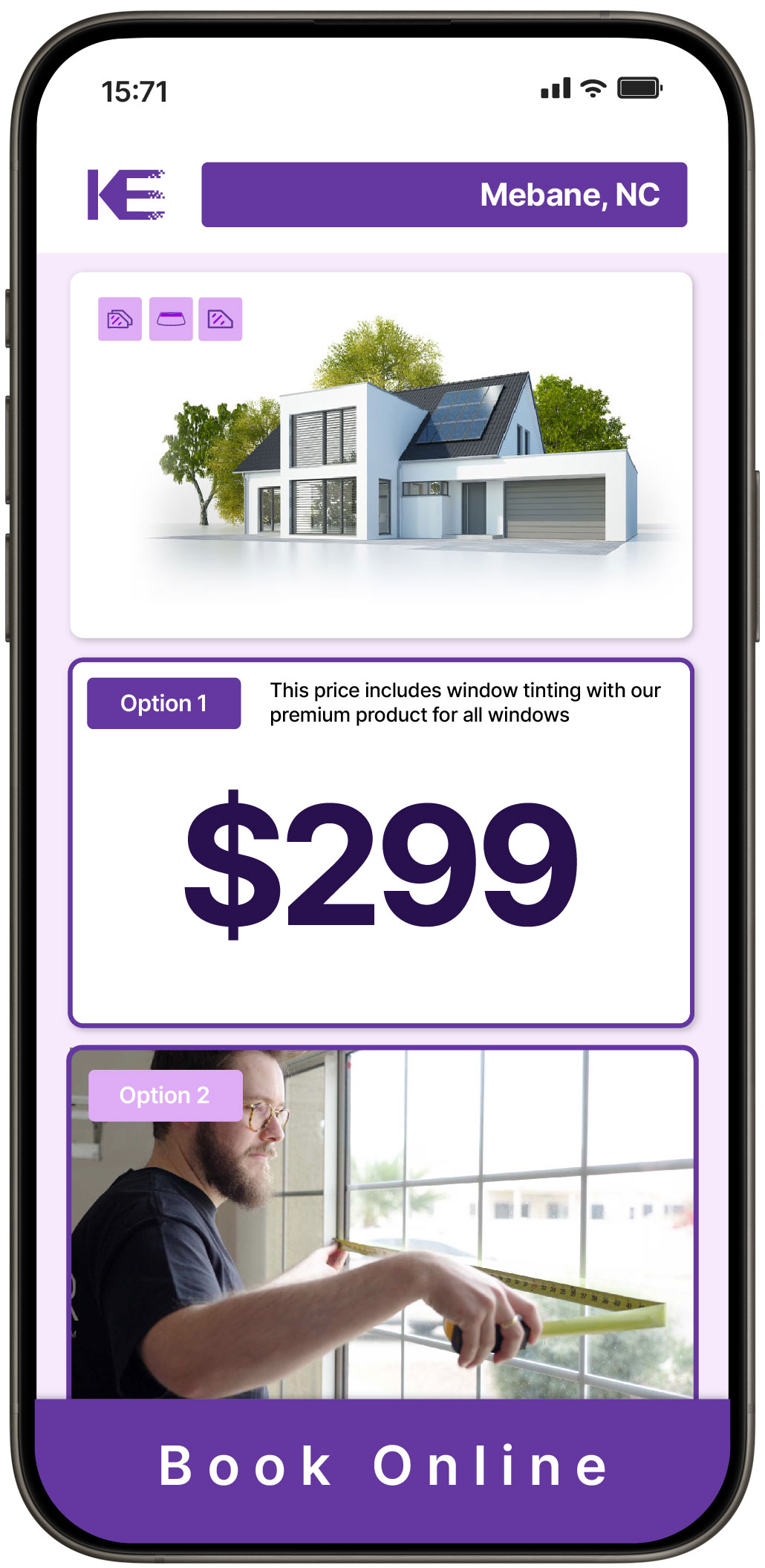 View Competitive Home Window Tinting Costs in Mebane, North Carolina