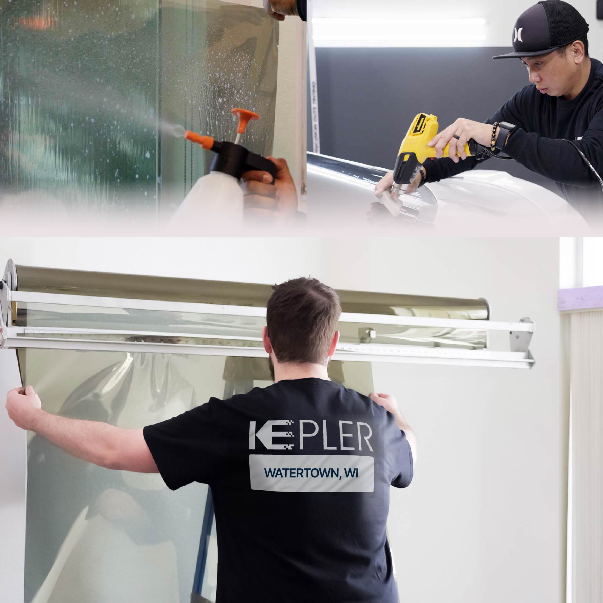 Kepler Specialist Installing Anti-Graffiti Film in Watertown, Wisconsin