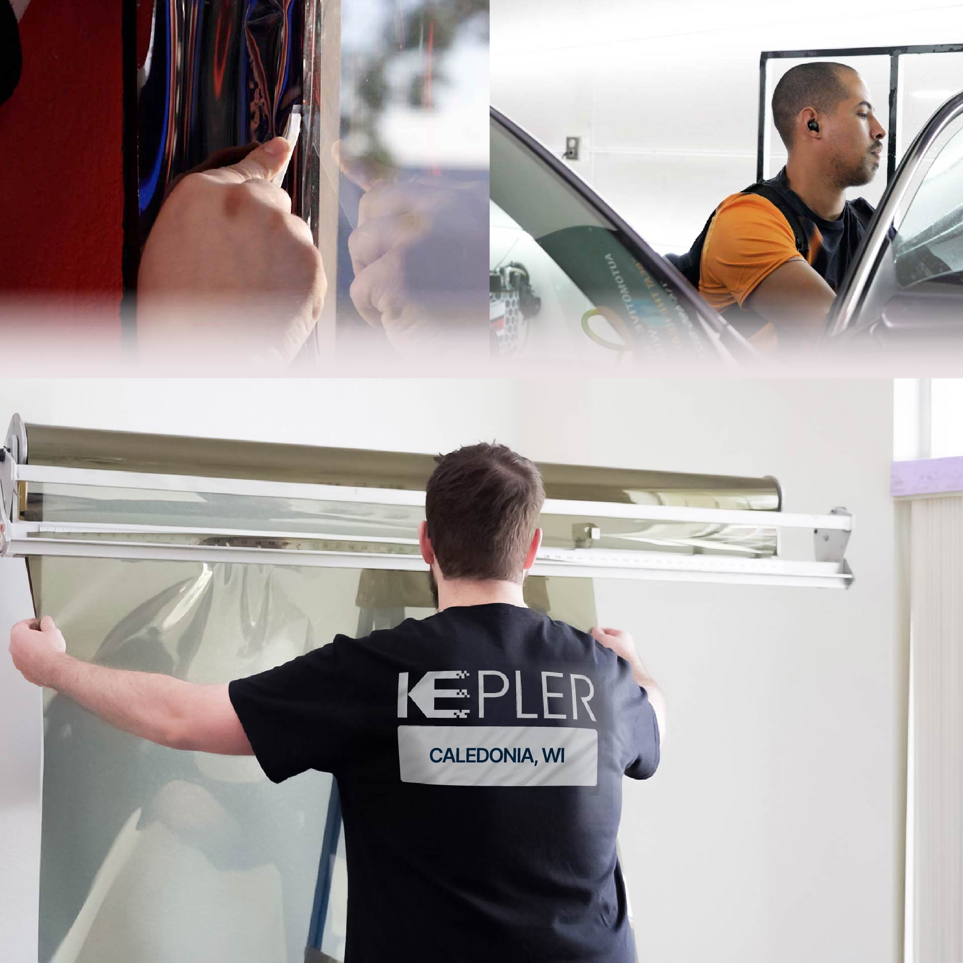 Kepler Specialist Installing Anti-Graffiti Film in Caledonia, Wisconsin