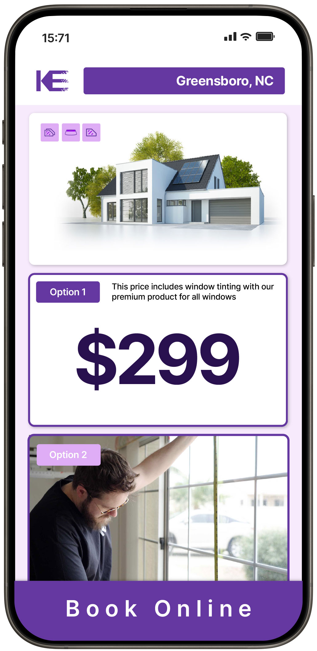 View Affordable Home Window Tinting Prices in Greensboro, North Carolina