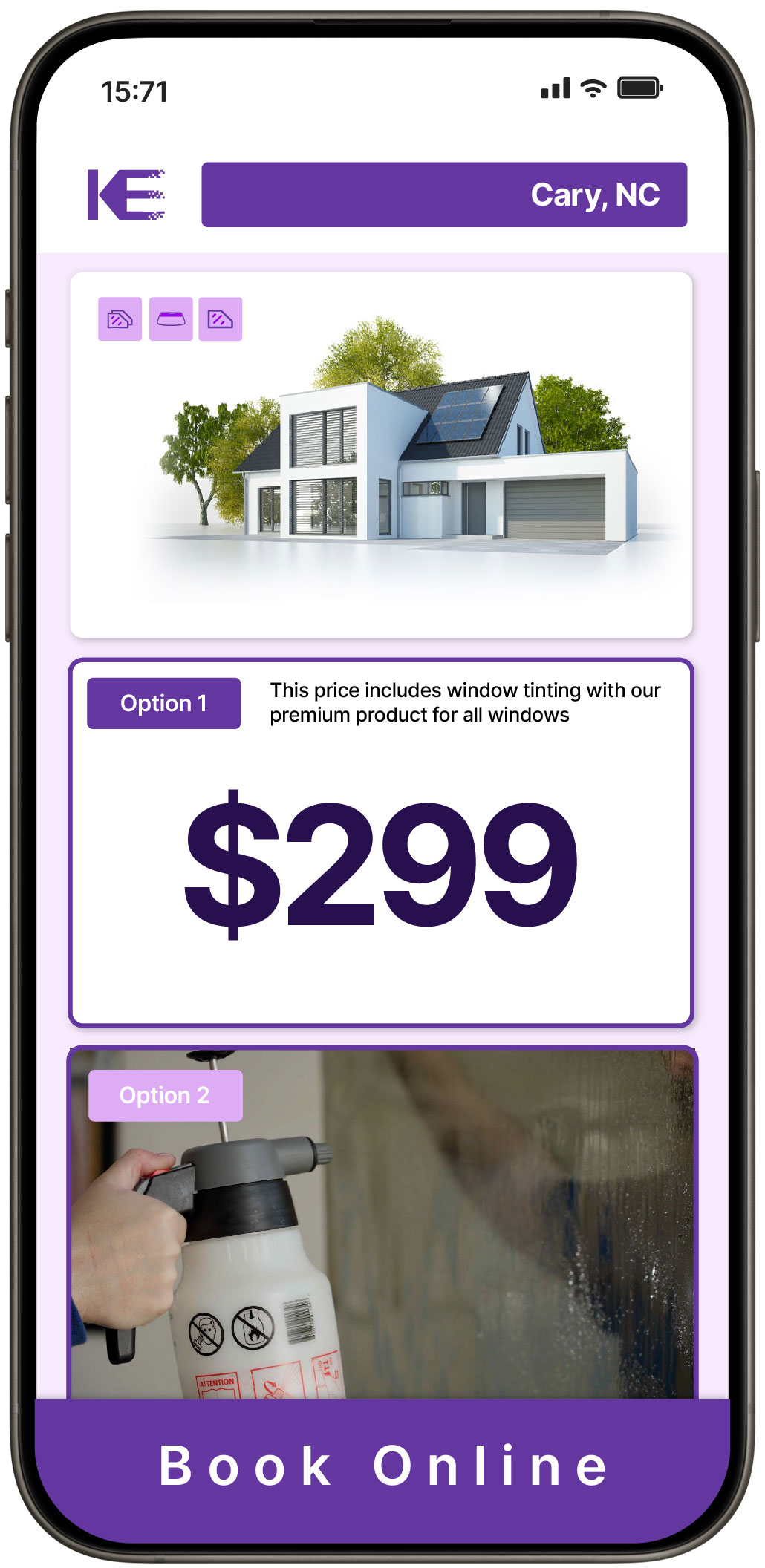 View Reasonable Home Window Tinting Prices in Cary, North Carolina