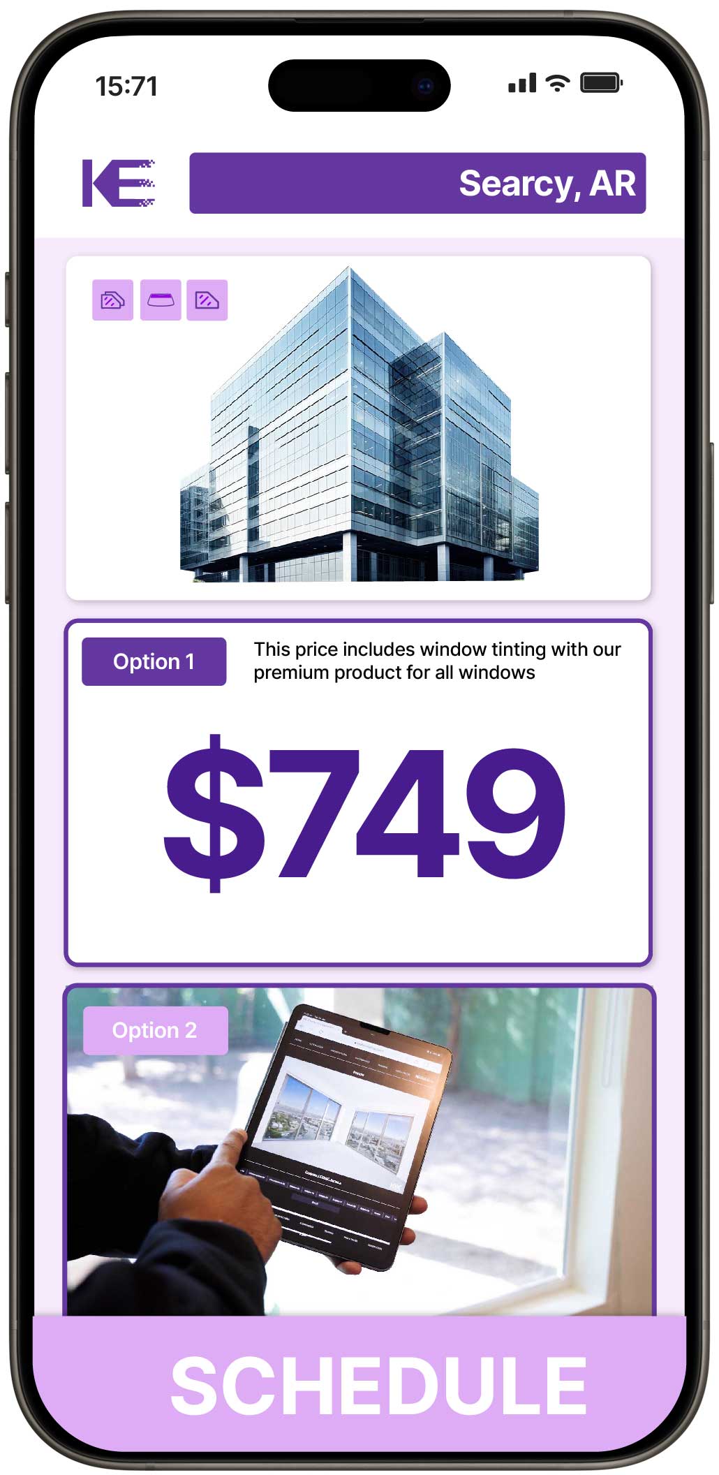 View Competitive Safety and Security Window Film Prices in Searcy, Arkansas