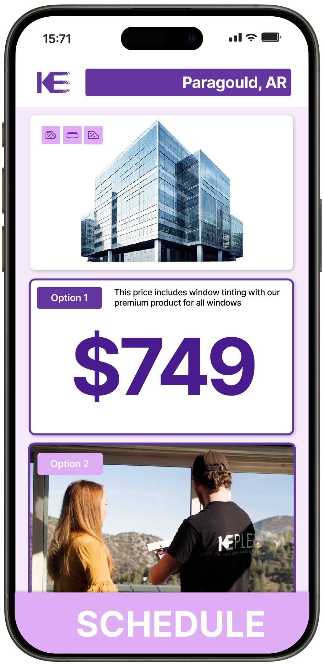 View Competitive Safety and Security Window Film Rates in Paragould, Arkansas