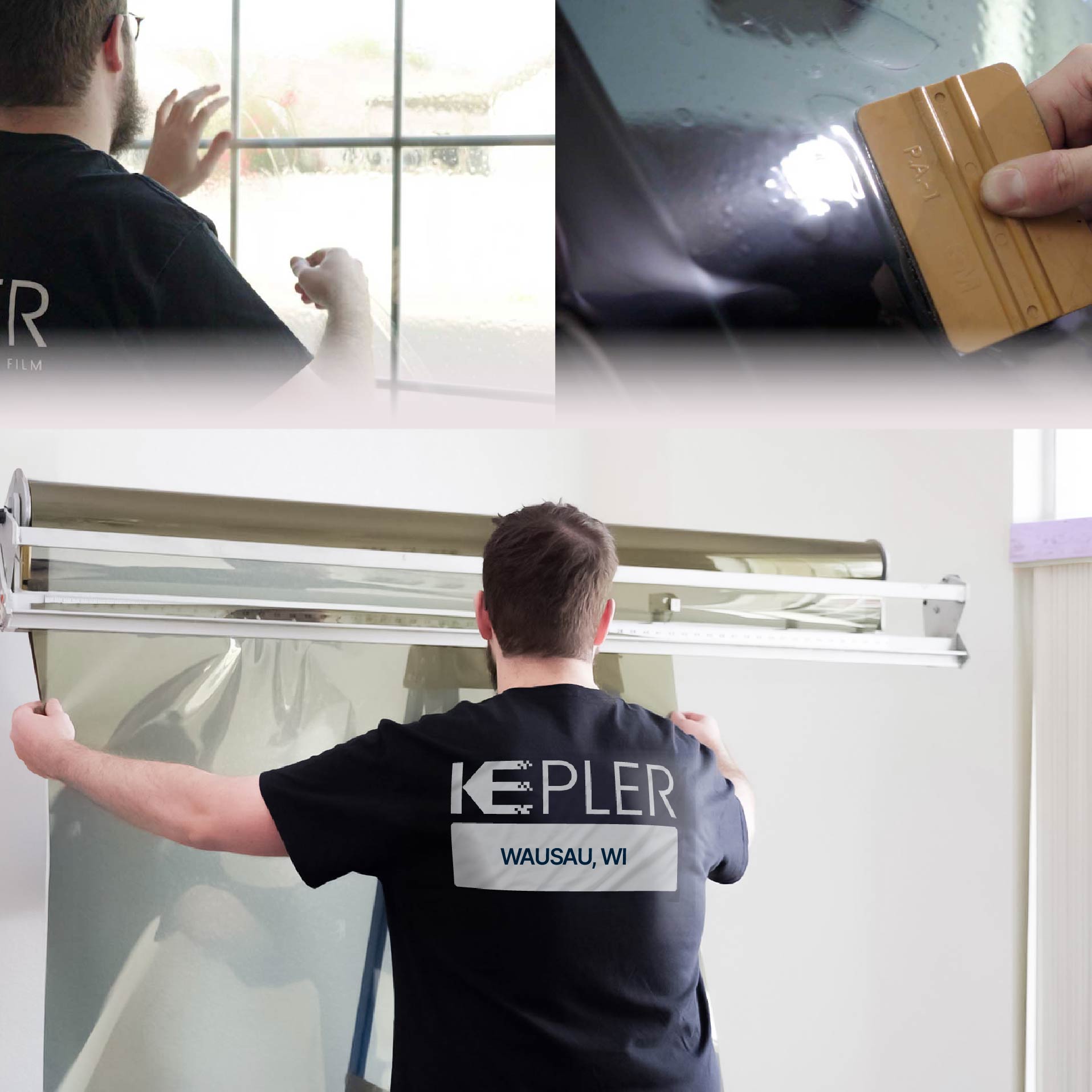 Kepler Specialist Installing Anti-Graffiti Film in Wausau, Wisconsin