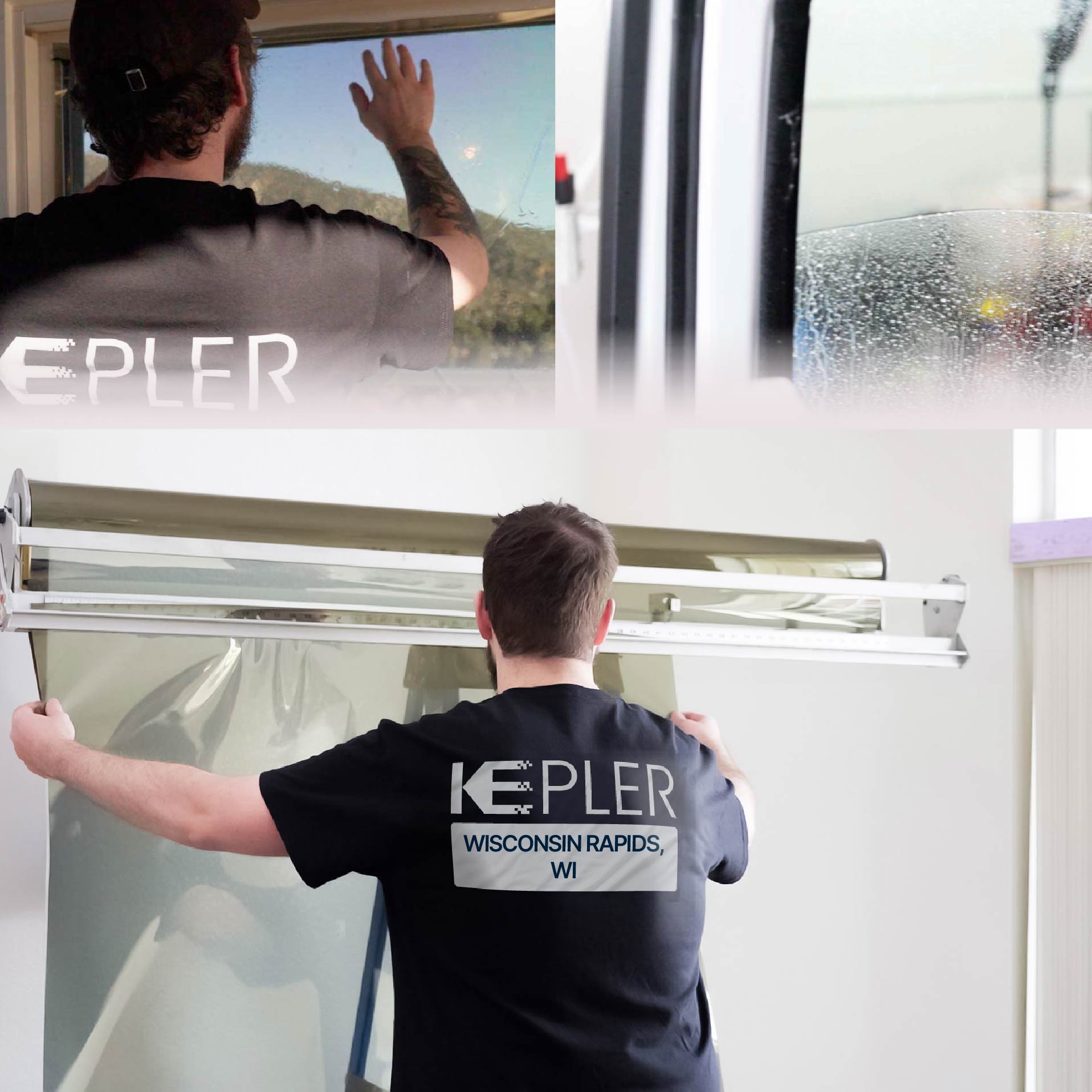Kepler Specialist Installing Anti-Graffiti Film in Wisconsin Rapids, Wisconsin
