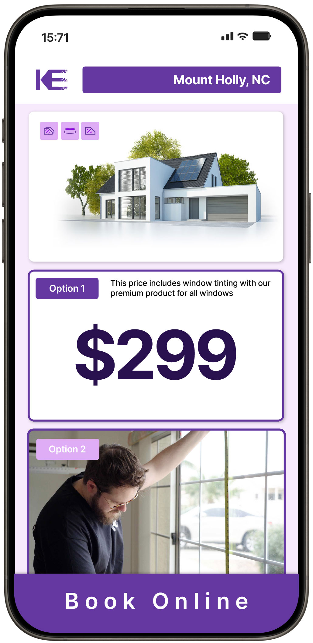 View Competitive Home Window Tinting Costs in Mount Holly, North Carolina