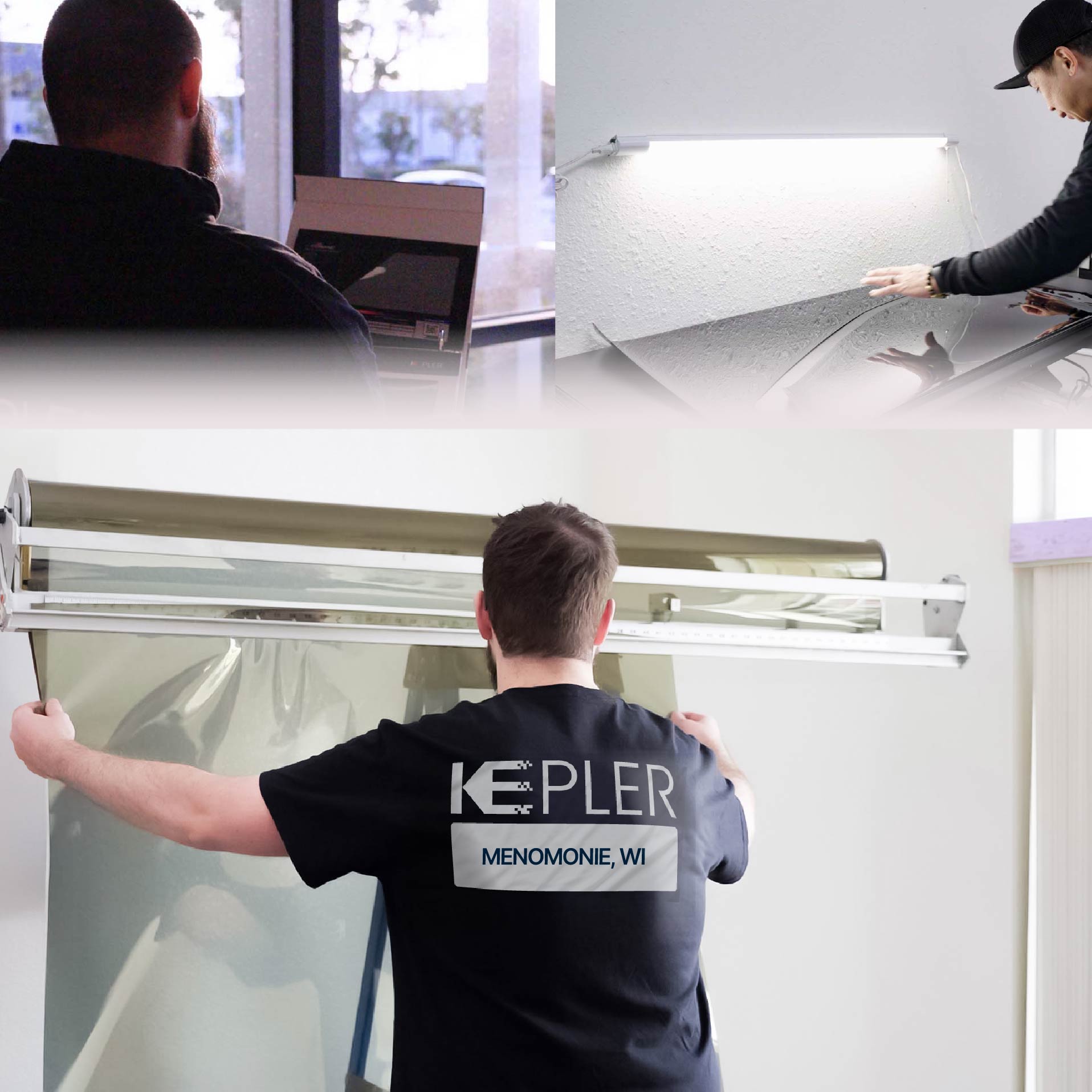 Kepler Specialist Installing Anti-Graffiti Film in Menomonie, Wisconsin