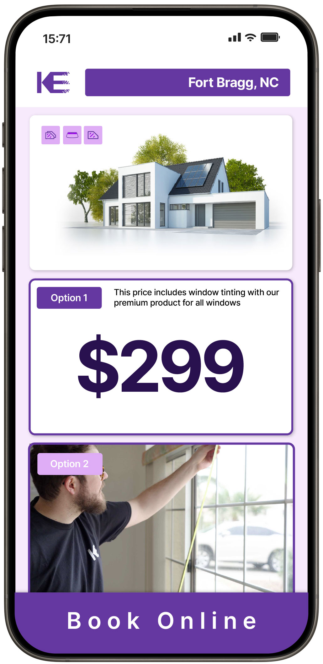 View Competitive Home Window Tinting Prices in Fort Bragg, North Carolina