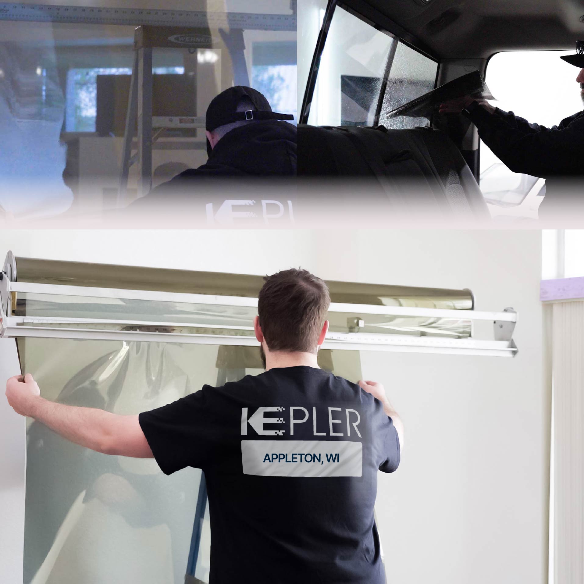 Kepler Specialist Installing Anti-Graffiti Film in Appleton, Wisconsin