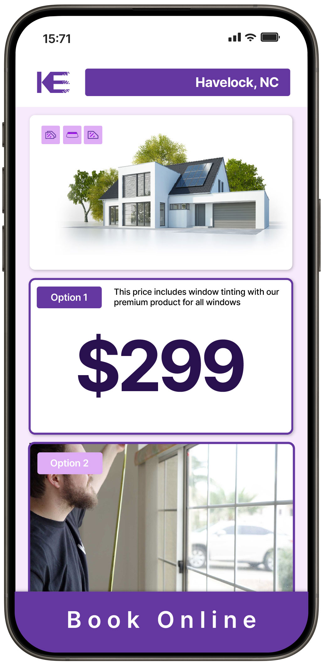 View Competitive Home Window Tinting Rates in Havelock, North Carolina