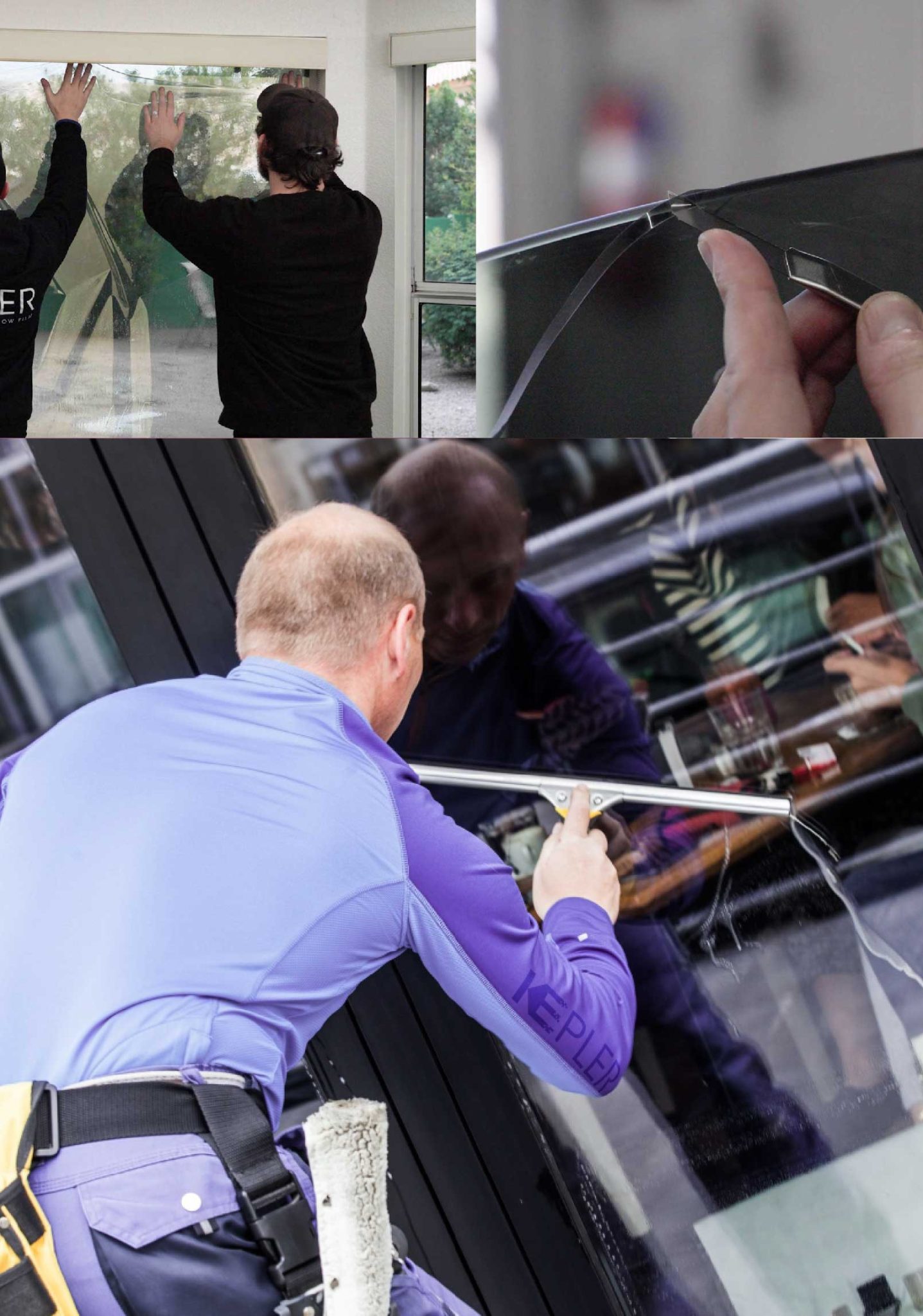 Kepler Expert Applying Anti-Graffiti Window Film to a South Saint Paul Shop Front