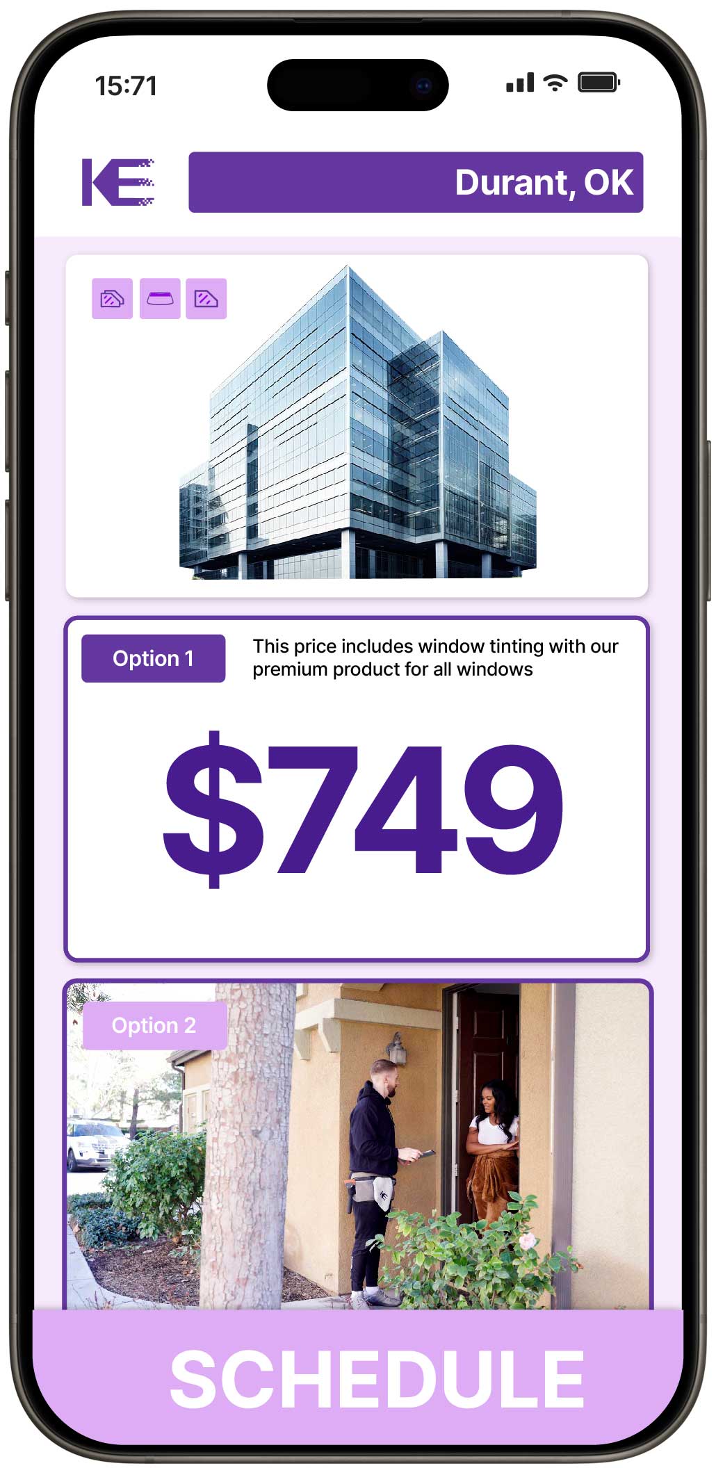 View Competitive Safety and Security Window Film Costs in Durant, Oklahoma