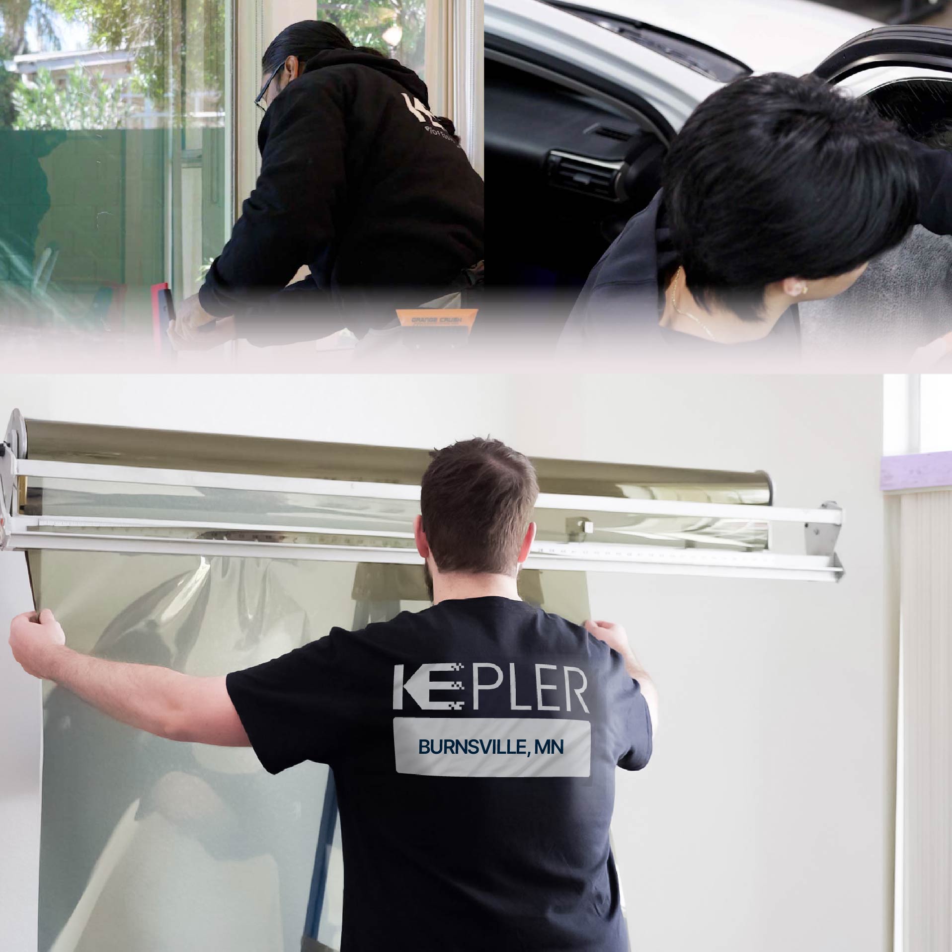 Kepler Specialist Installing Anti-Graffiti Film in Burnsville, Minnesota