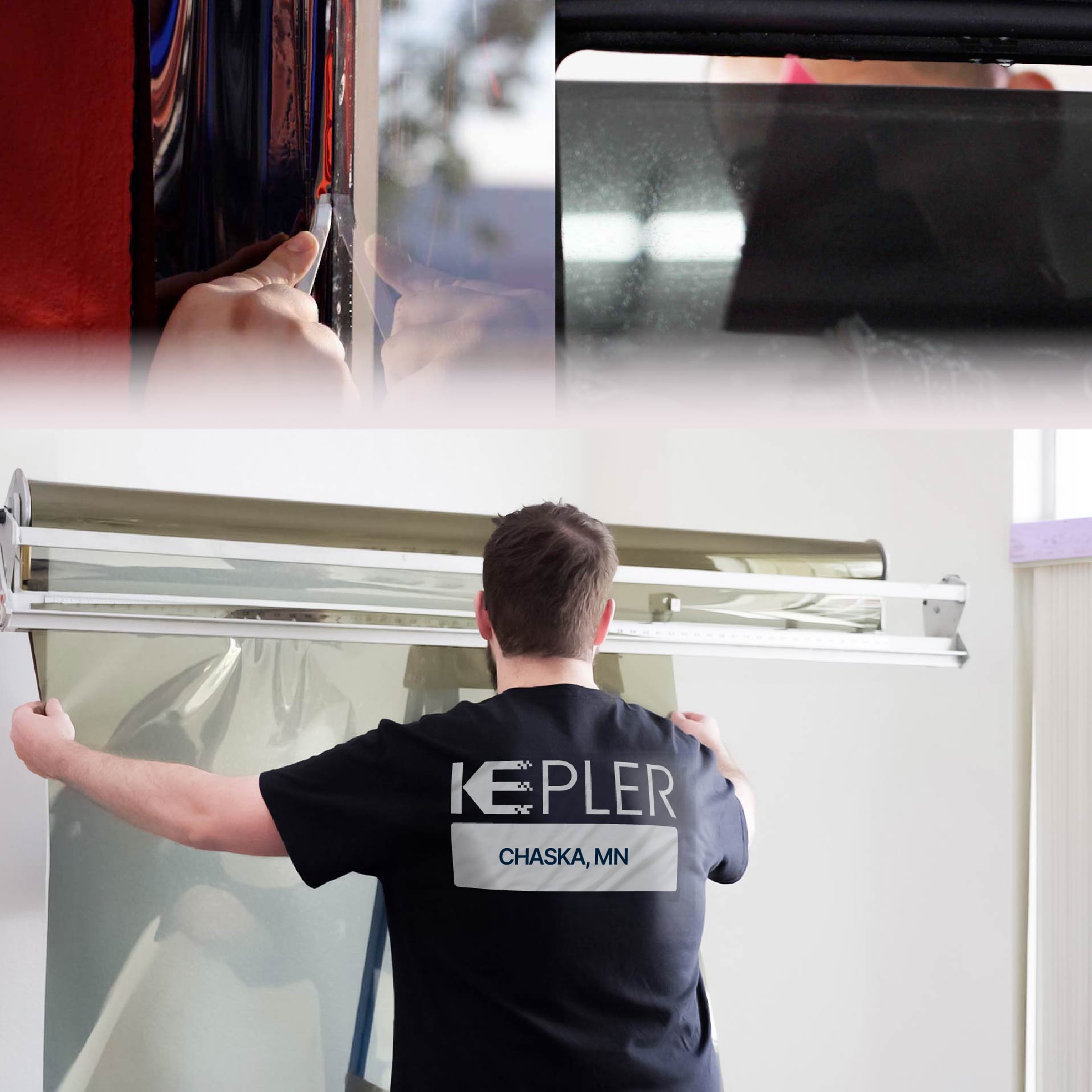 Kepler Specialist Installing Anti-Graffiti Film in Chaska, Minnesota