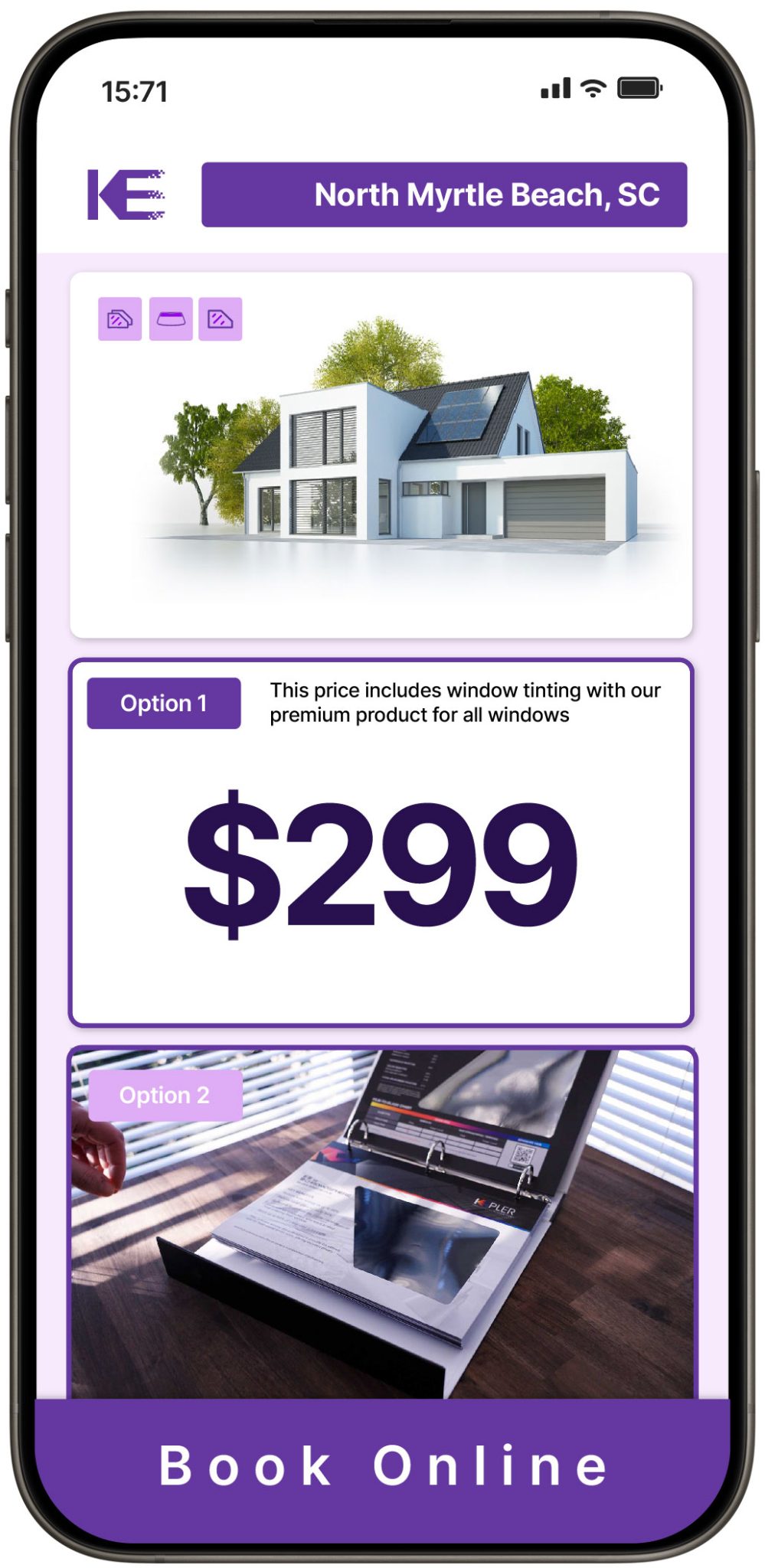 View Competitive Home Window Tinting Prices in North Myrtle Beach, South Carolina