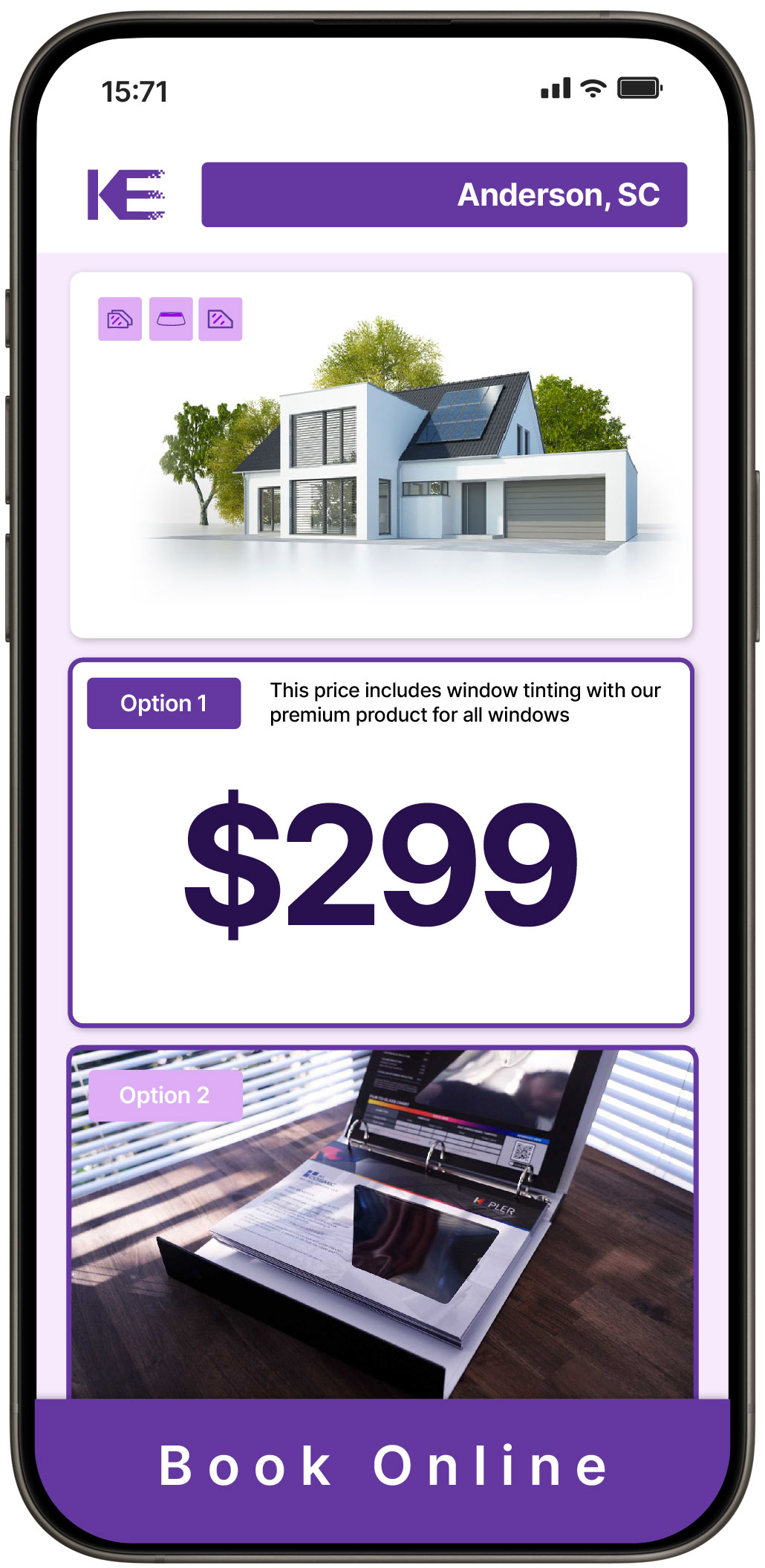 View Competitive Home Window Tinting Prices in Anderson, South Carolina