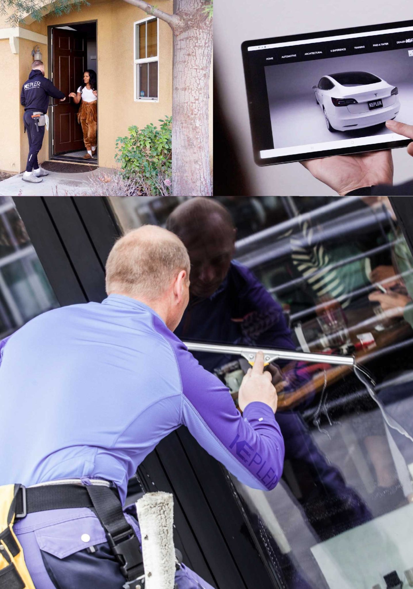 Kepler Expert Applying Anti-Graffiti Window Film to a Shakopee Shop Front