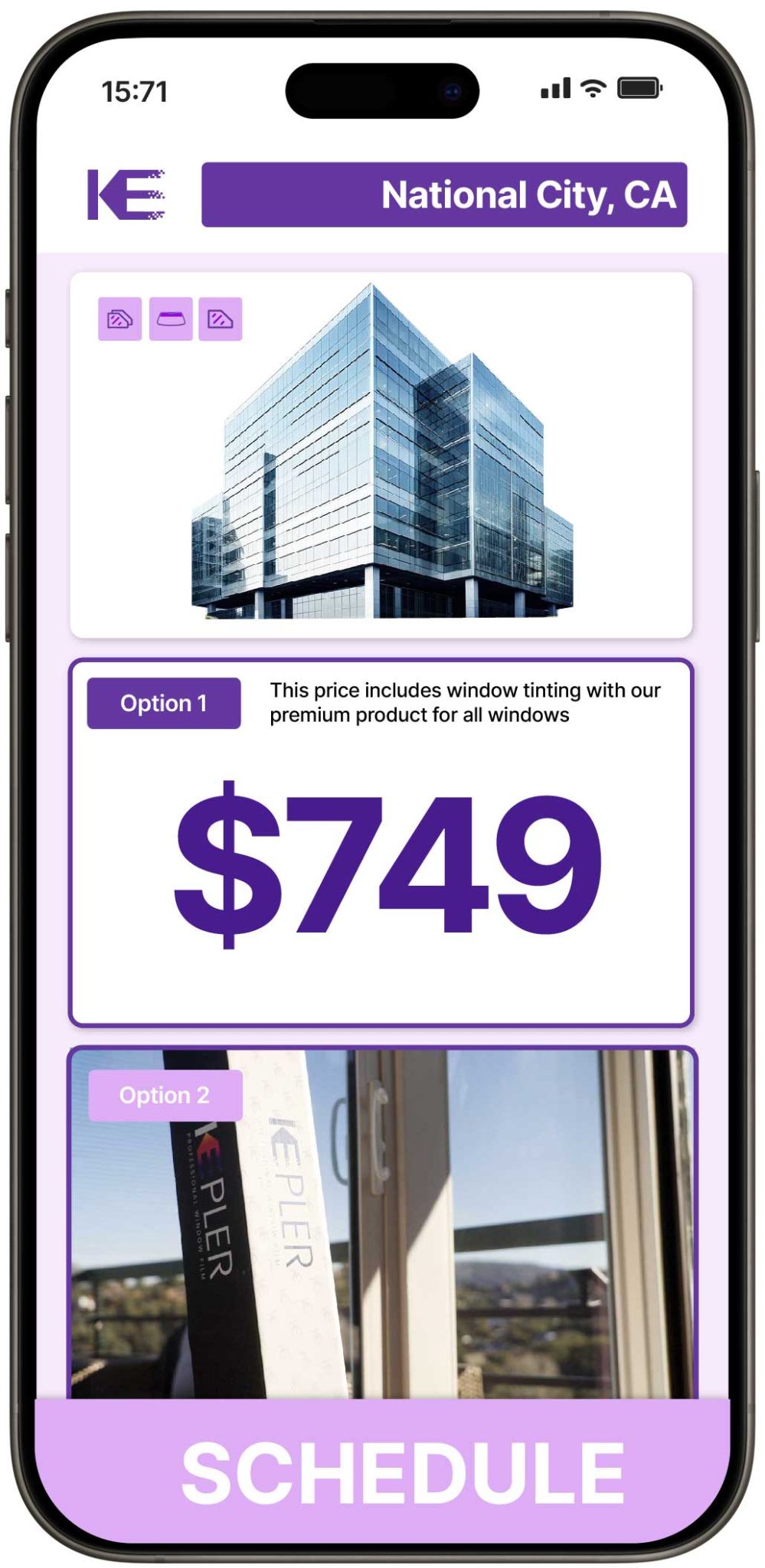 View Affordable Commercial Window Tinting Costs in National City, California