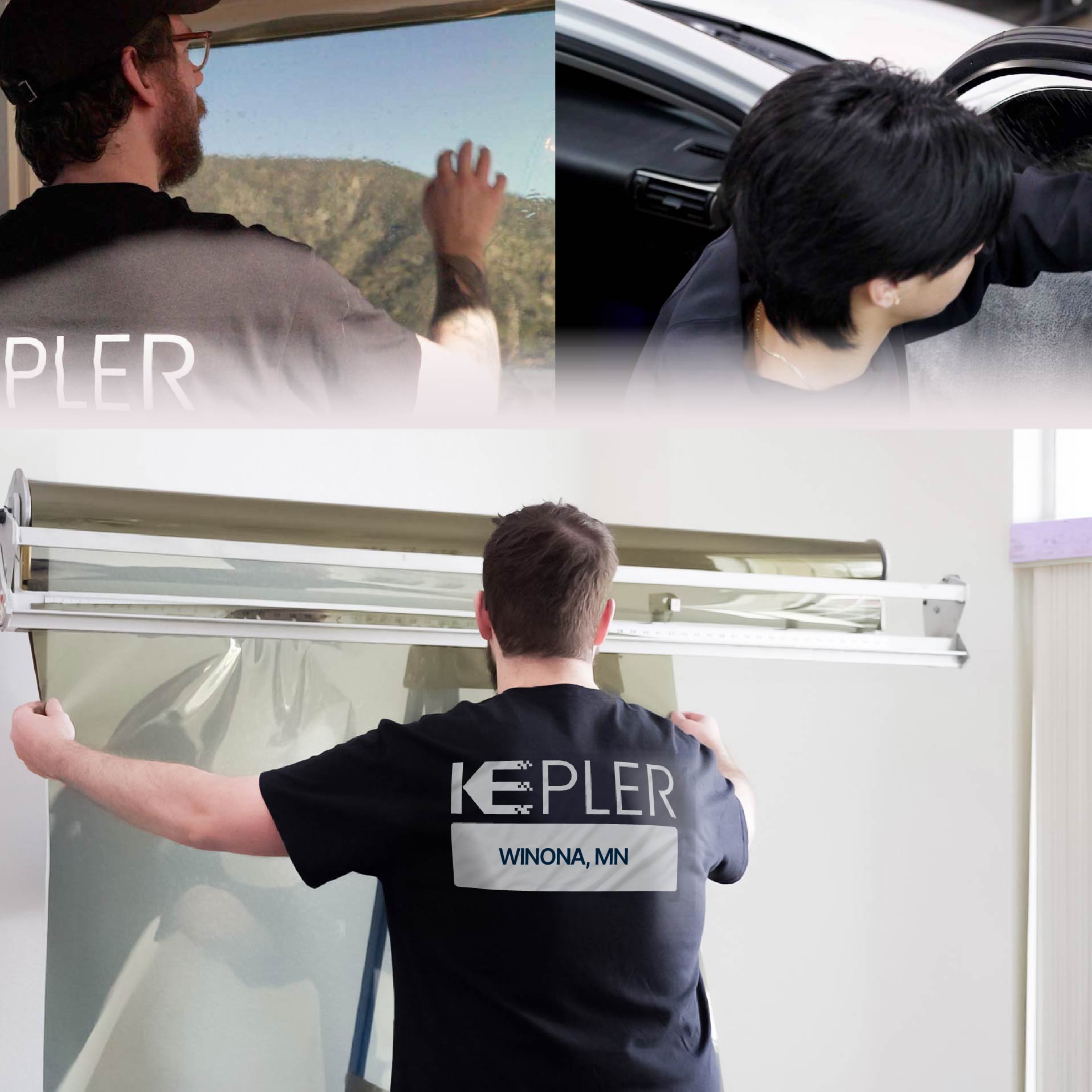 Kepler Specialist Installing Anti-Graffiti Film in Winona, Minnesota