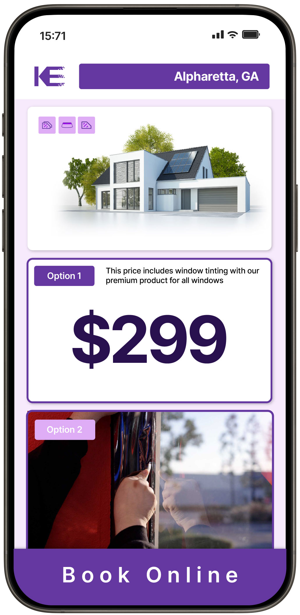 View Affordable Home Window Tinting Rates in Alpharetta, Georgia