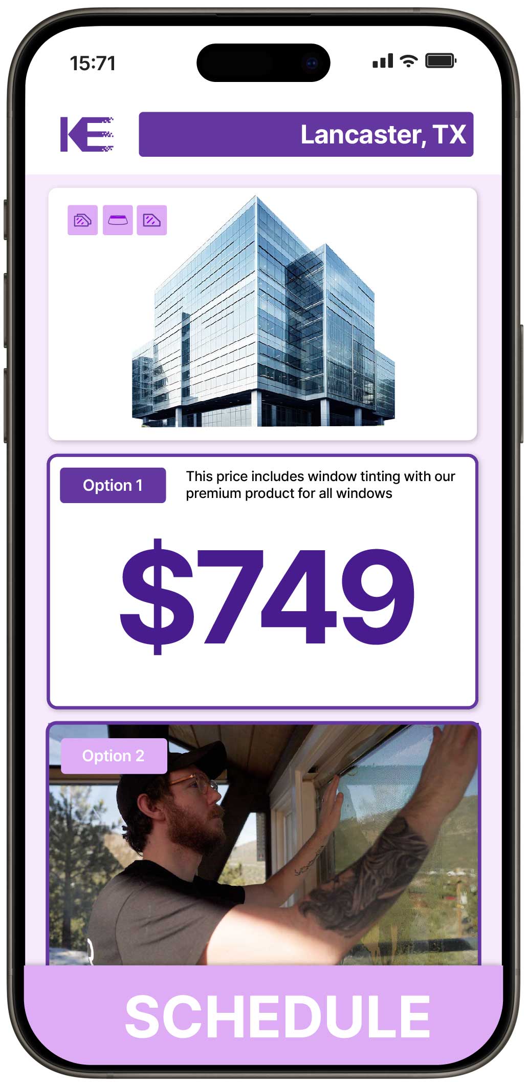 View Competitive Safety and Security Window Film Costs in Lancaster, Texas