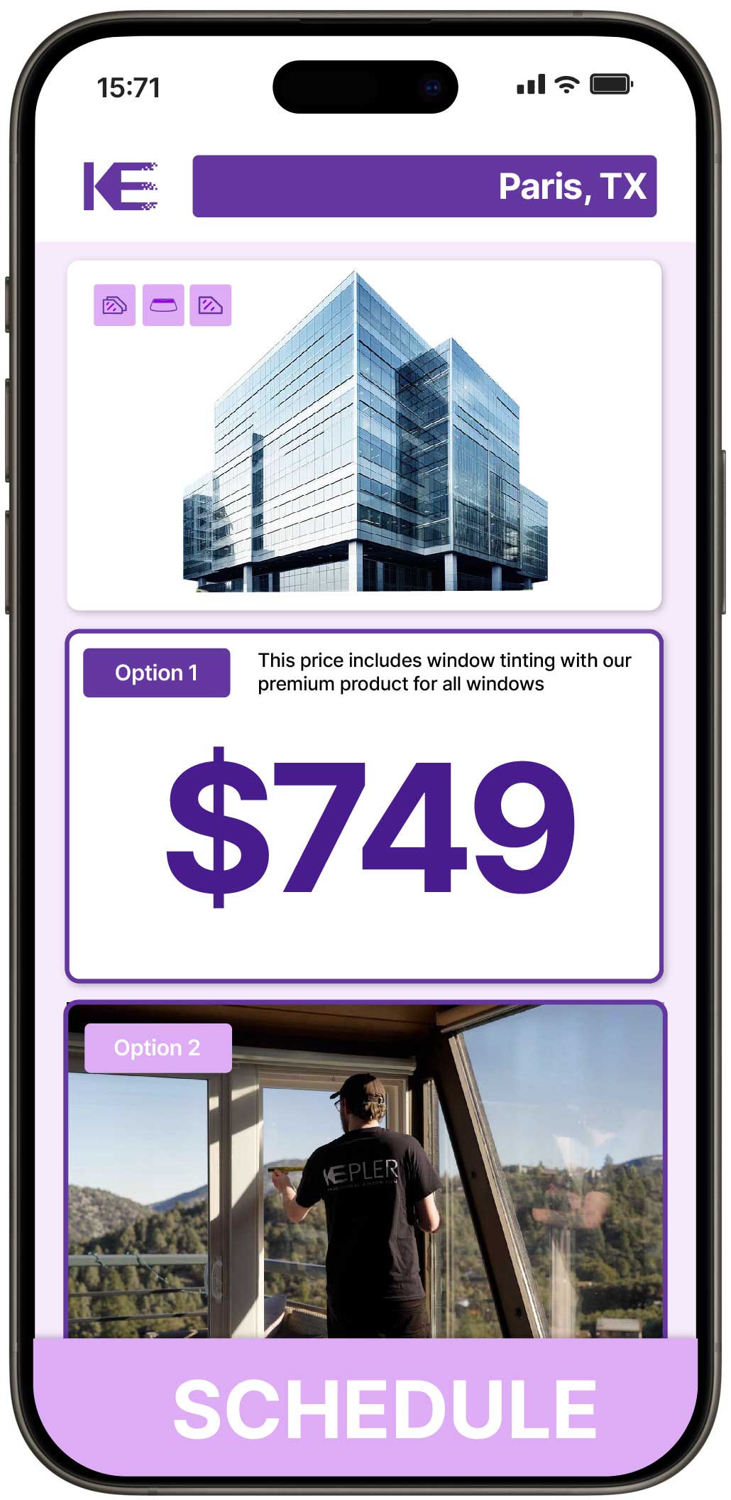 View Competitive Safety and Security Window Film Prices in Paris, Texas