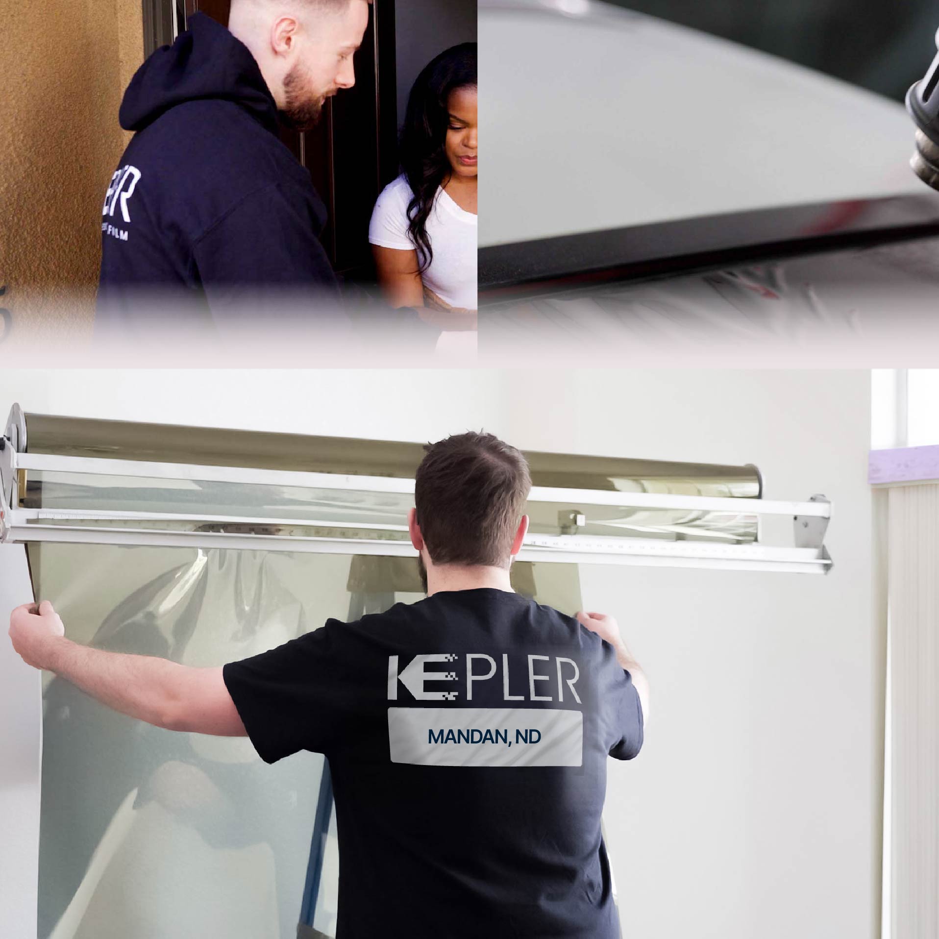Kepler Specialist Installing Anti-Graffiti Film in Mandan, North Dakota