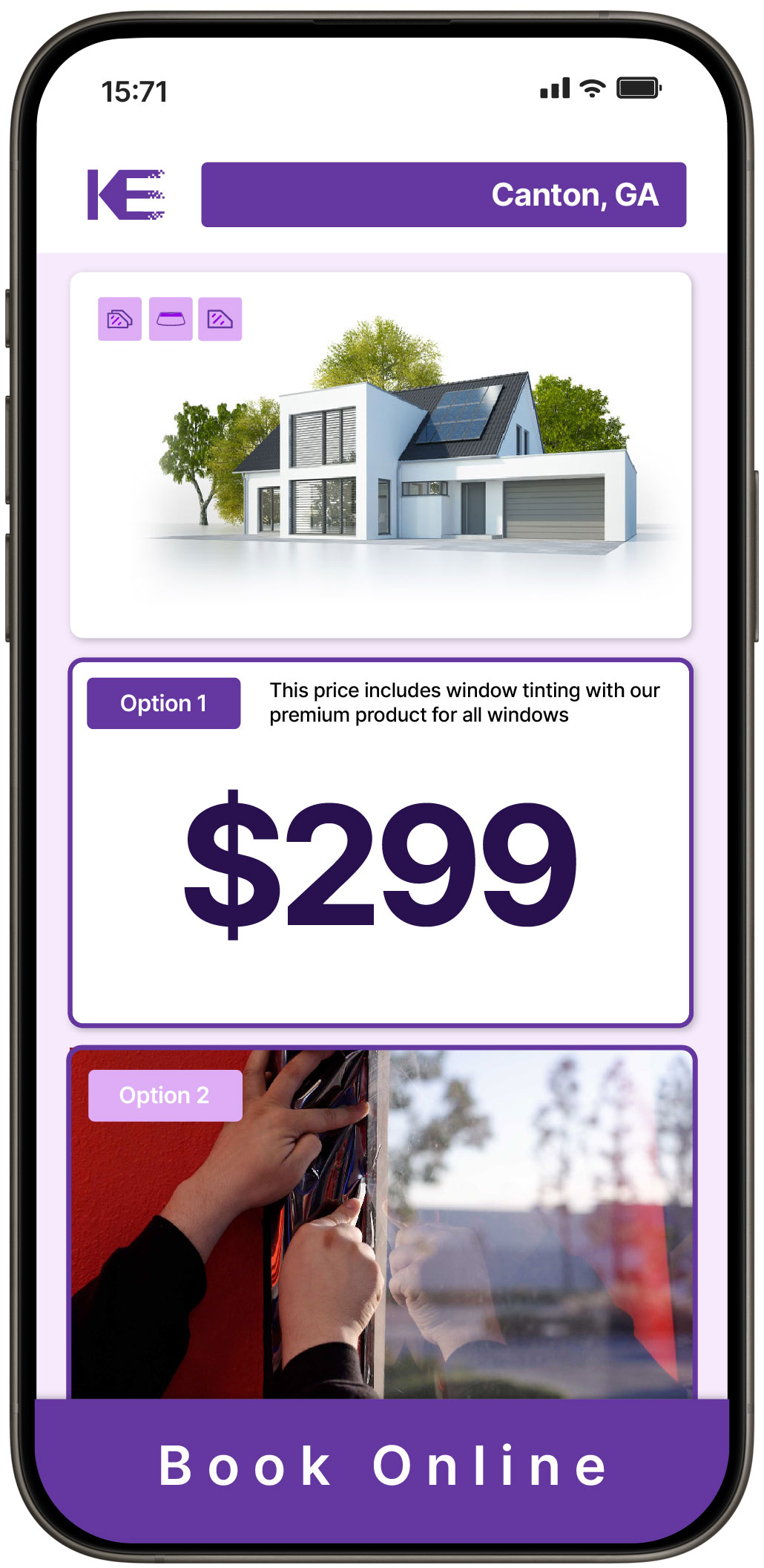 View Reasonable Home Window Tinting Costs in Canton, Georgia