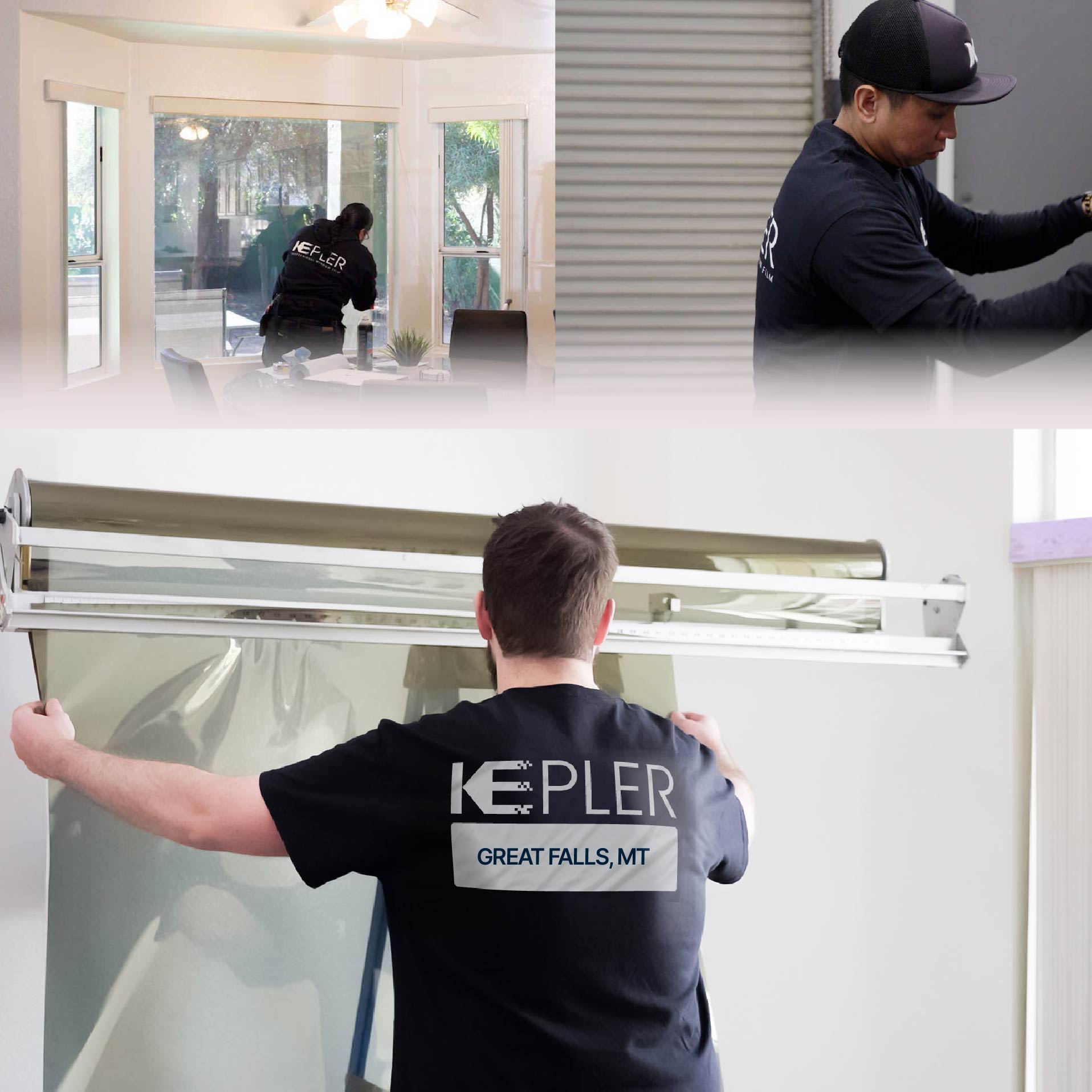 Kepler Specialist Installing Anti-Graffiti Film in Great Falls, Montana