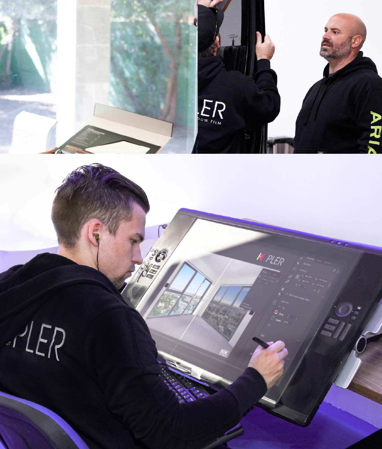 Kepler Specialist Performing Commercial Window Tinting in Apple Valley Apple Valley