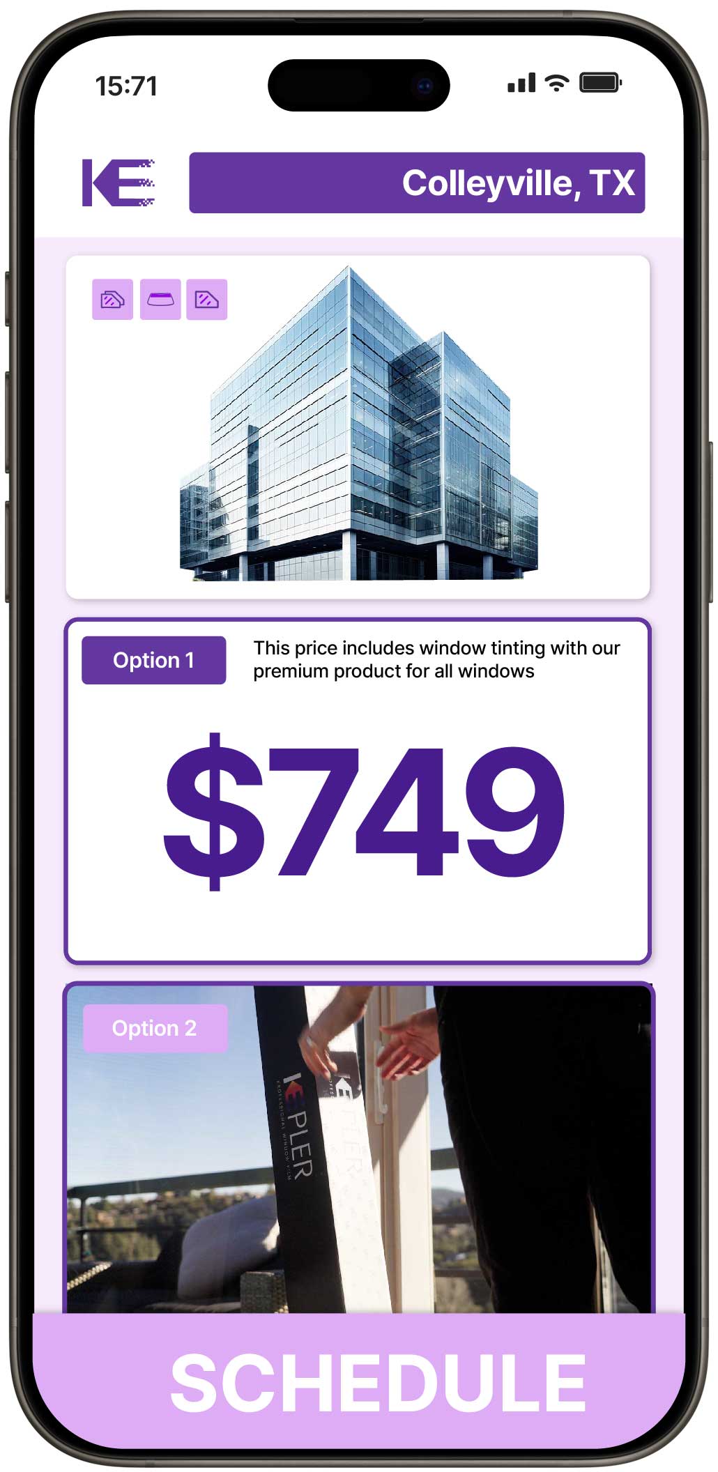 View Competitive Safety and Security Window Film Costs in Colleyville, Texas