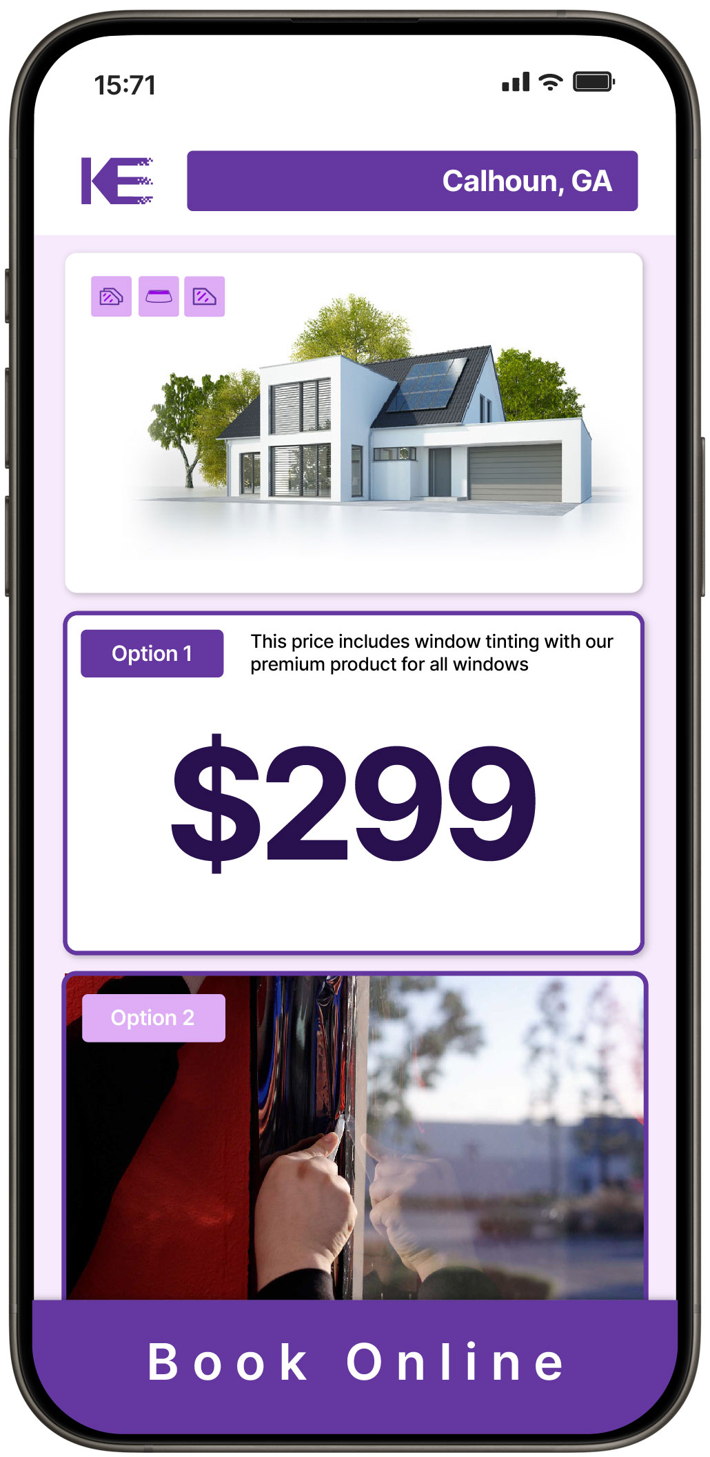View Affordable Home Window Tinting Rates in Calhoun, Georgia