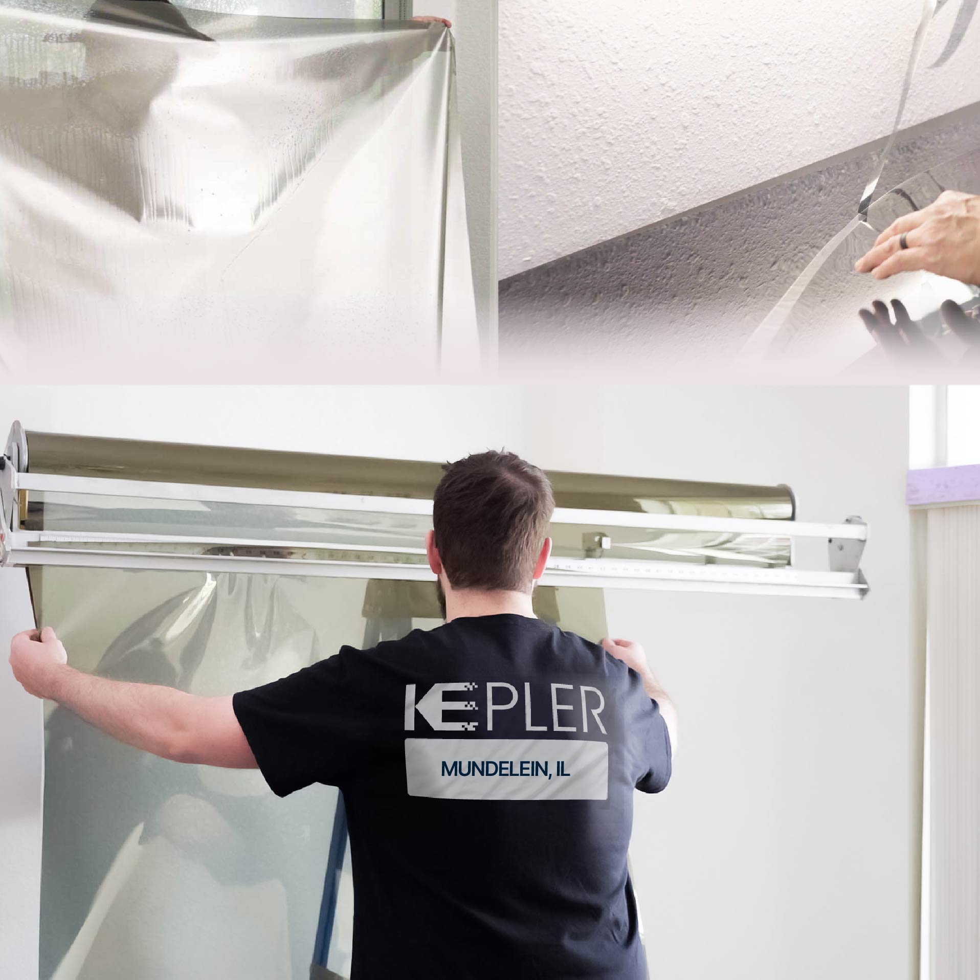 Kepler Specialist Installing Anti-Graffiti Film in Mundelein, Illinois