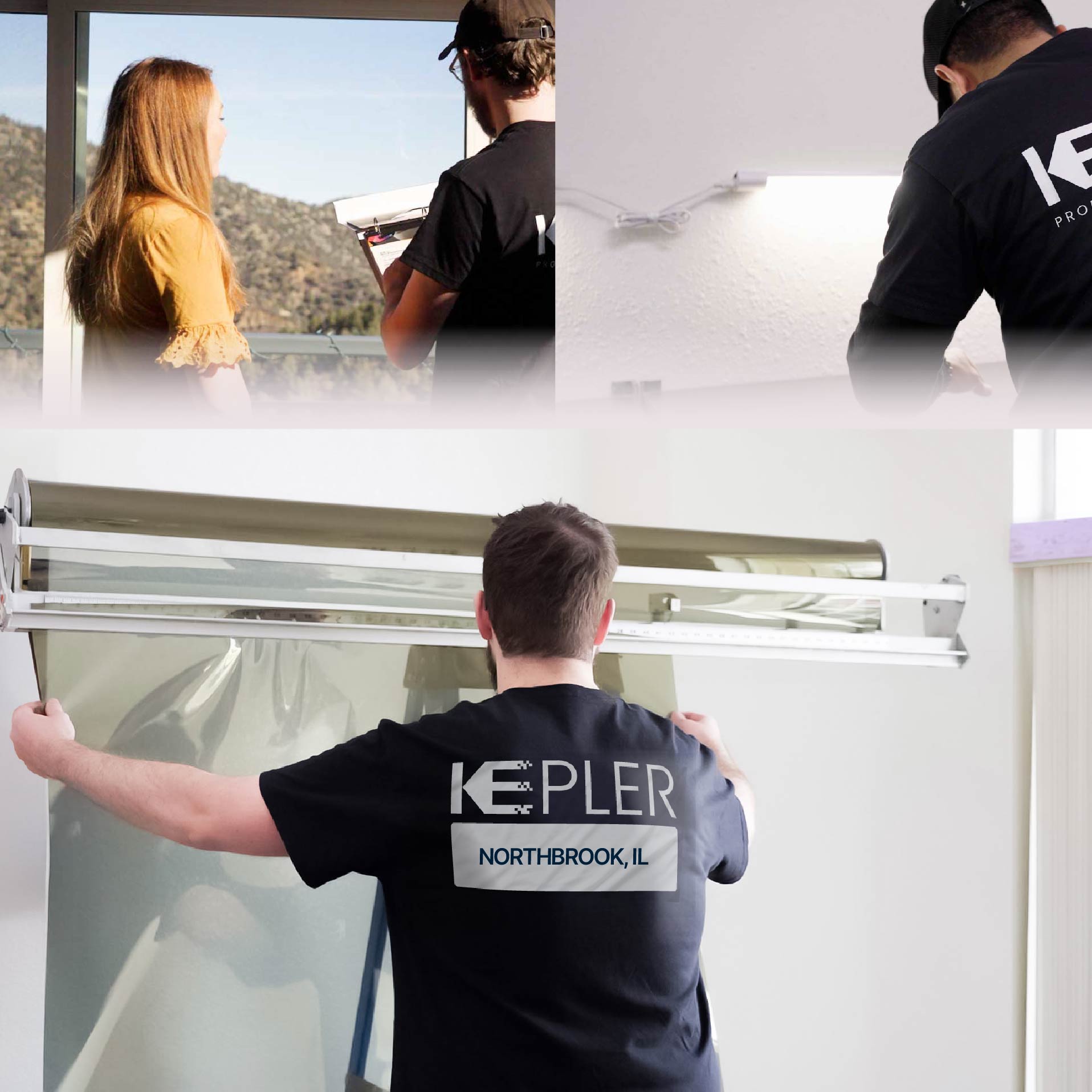 Kepler Specialist Installing Anti-Graffiti Film in Northbrook, Illinois