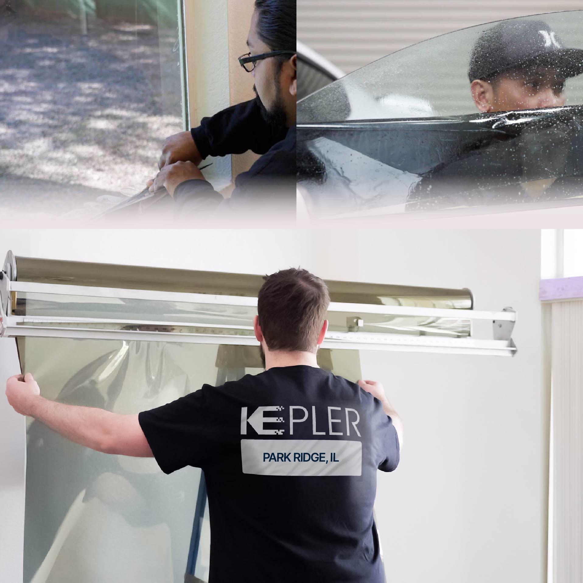 Kepler Specialist Installing Anti-Graffiti Film in Park Ridge, Illinois