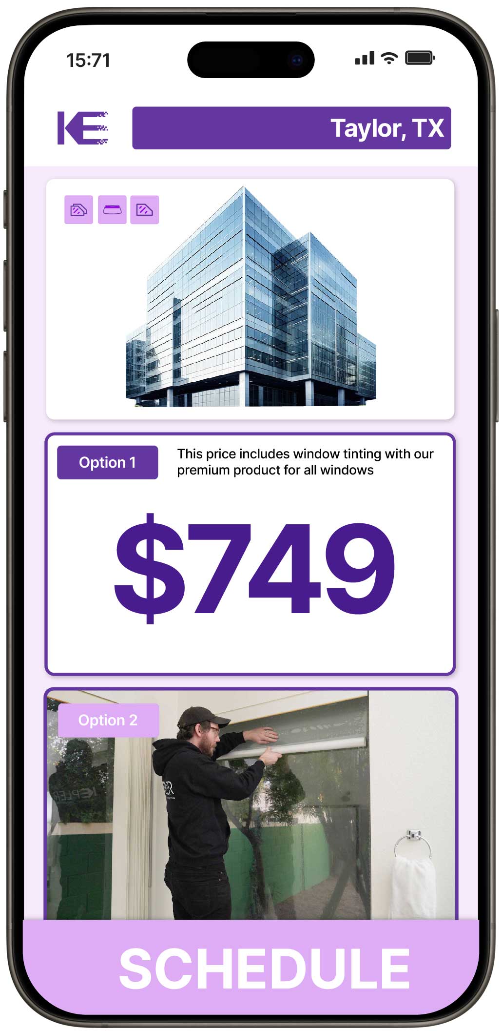 View Competitive Safety and Security Window Film Costs in Taylor, Texas