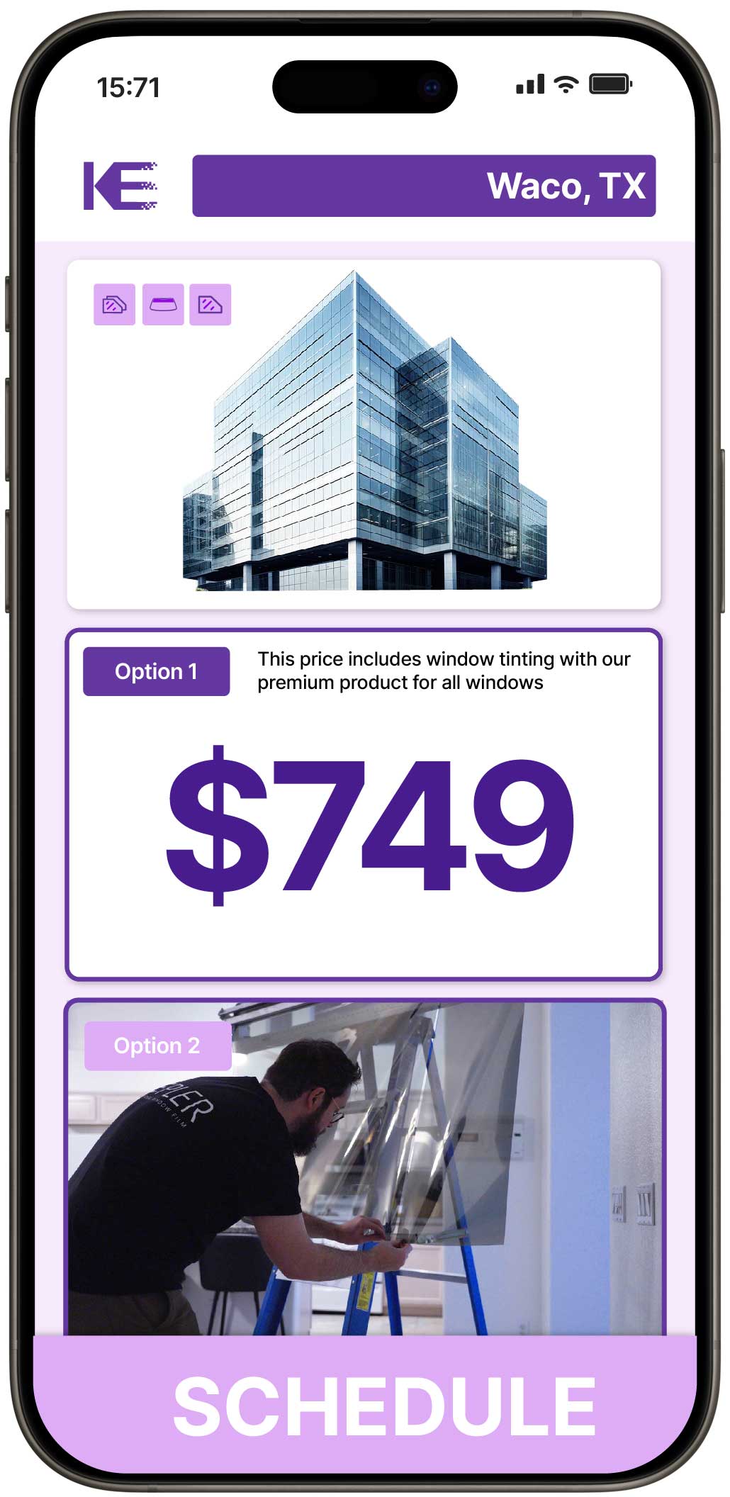 View Competitive Safety and Security Window Film Prices in Waco, Texas