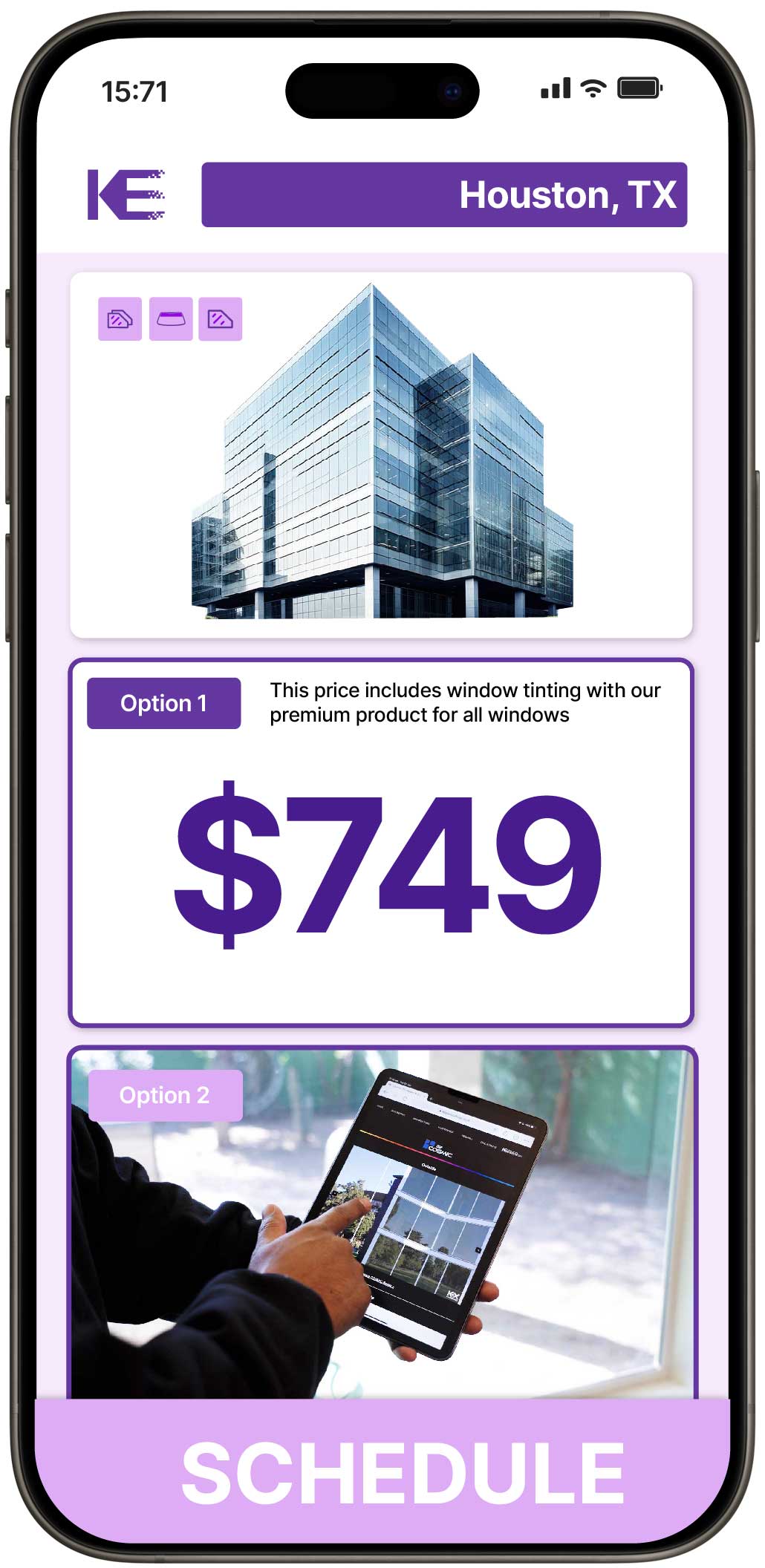 View Competitive Safety and Security Window Film Costs in Houston, Texas