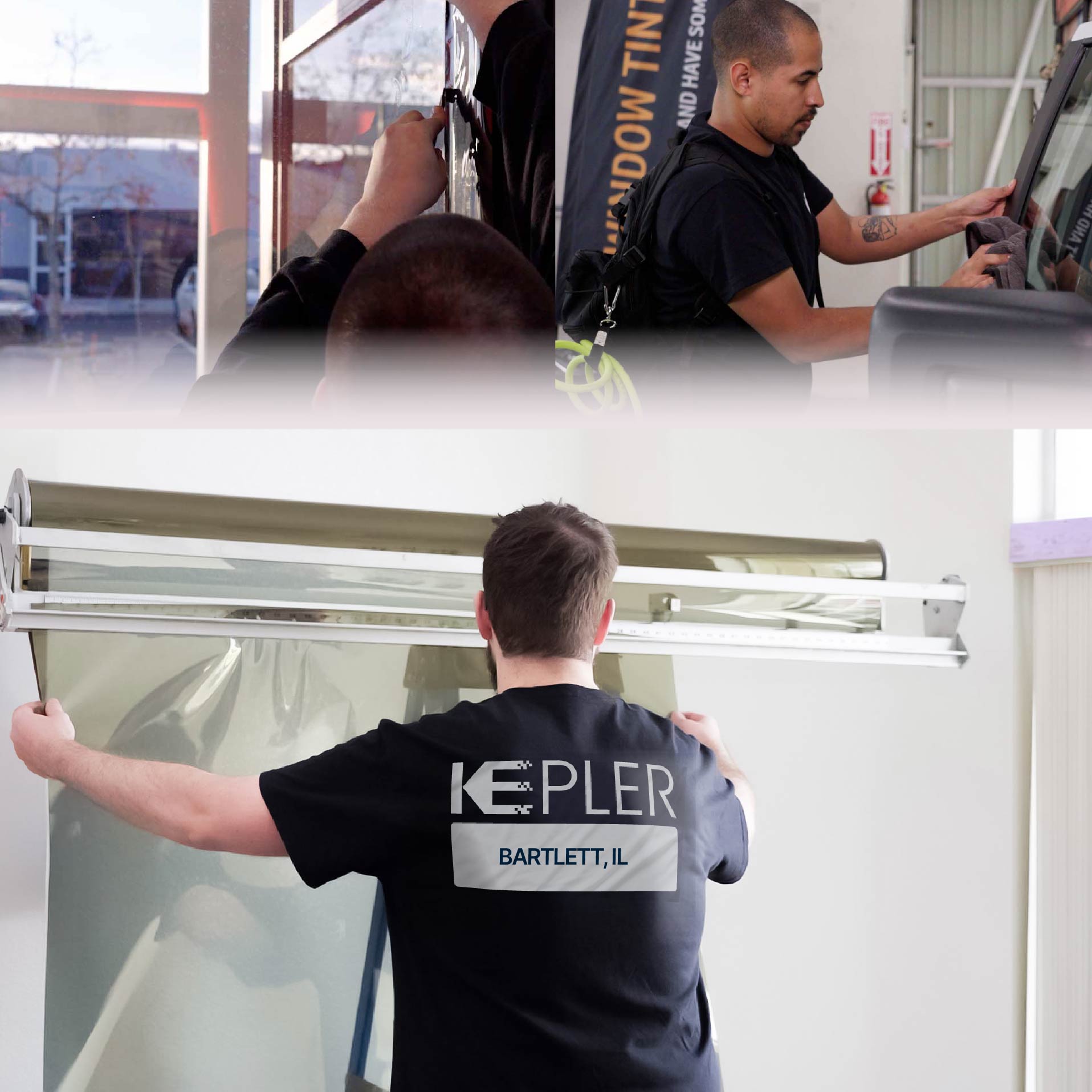 Kepler Specialist Installing Anti-Graffiti Film in Bartlett, Illinois