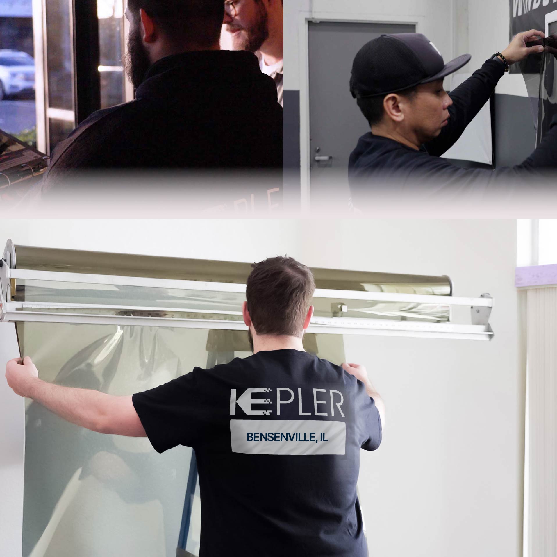 Kepler Specialist Installing Anti-Graffiti Film in Bensenville, Illinois