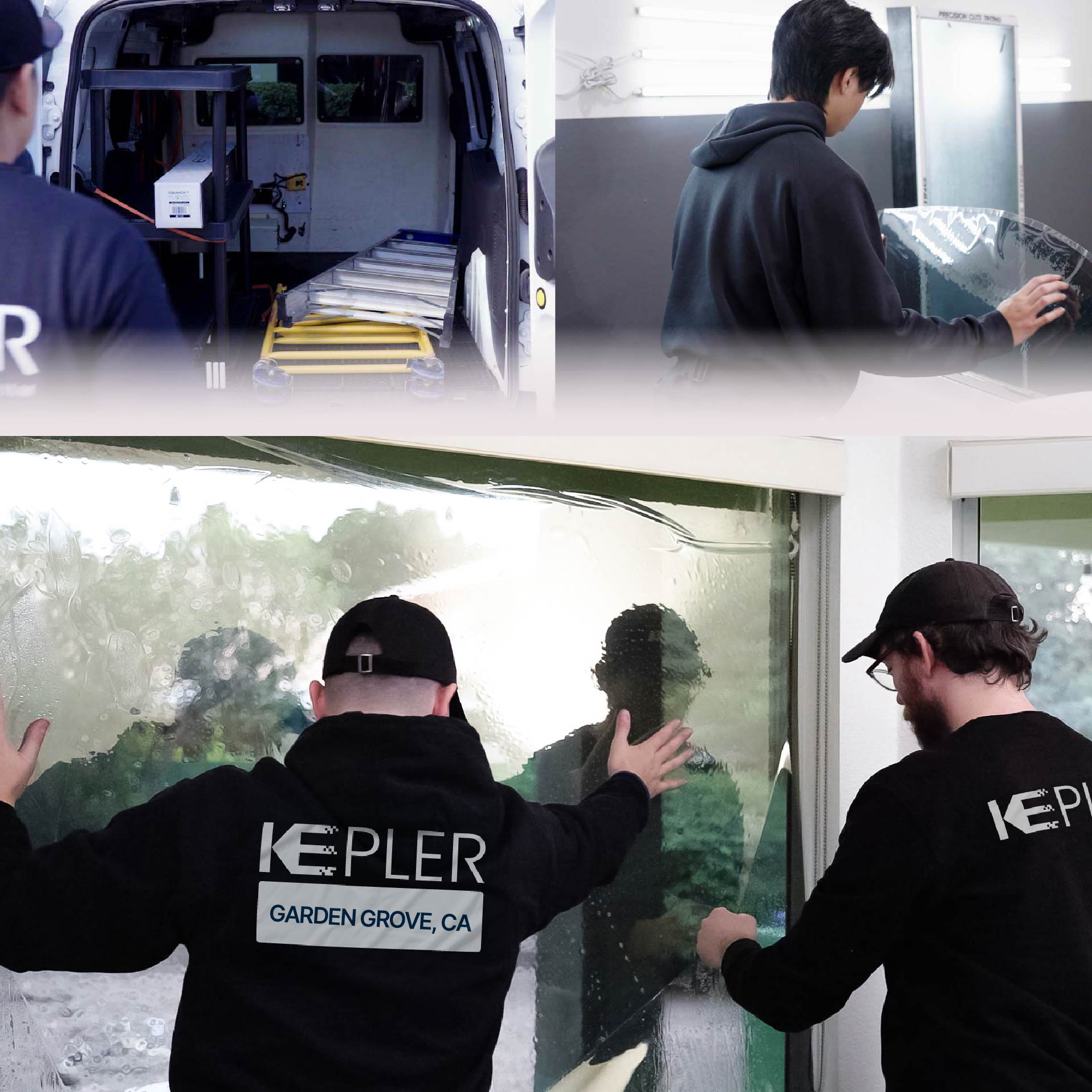 Kepler Specialist Performing Commercial Window Tinting in Garden Grove Garden Grove