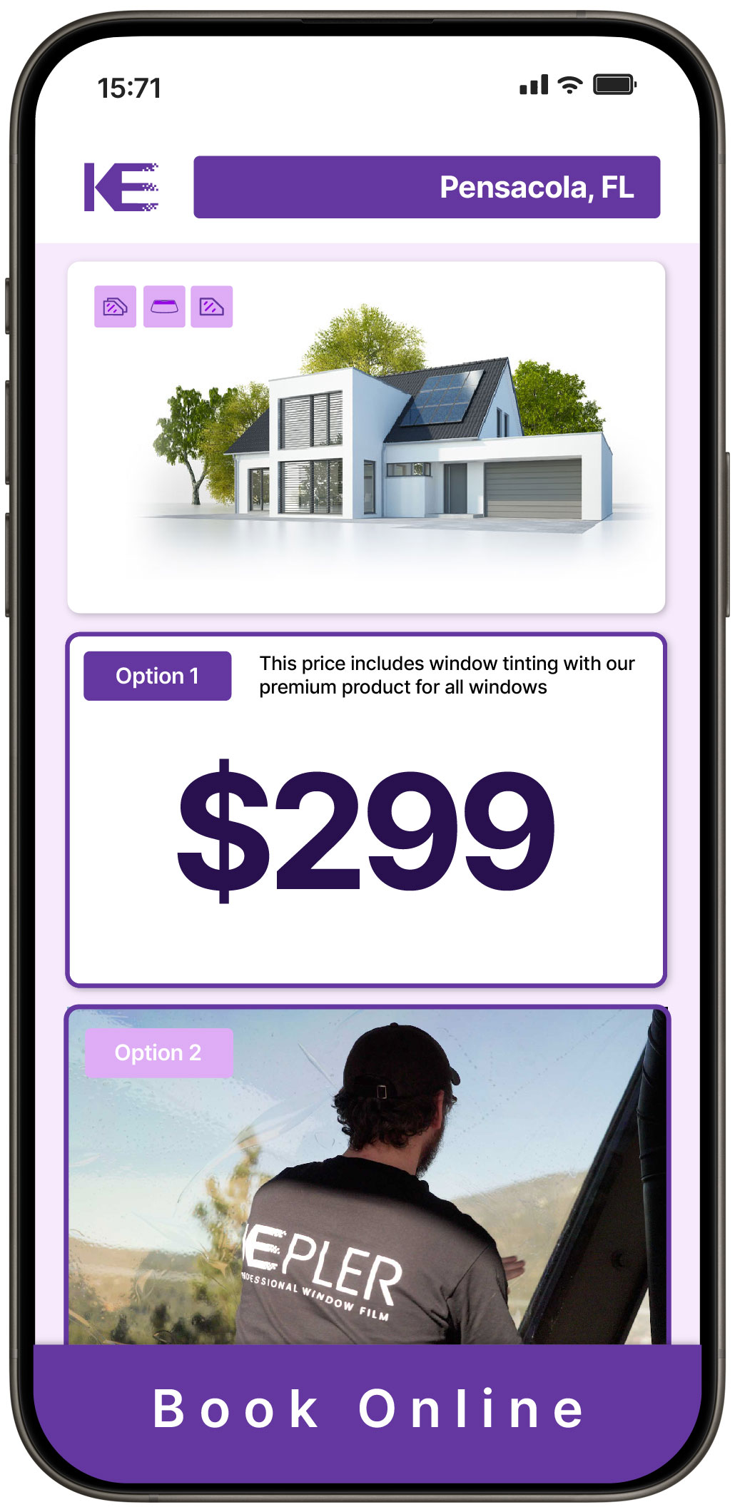 View Competitive Home Window Tinting Prices in Pensacola, Florida