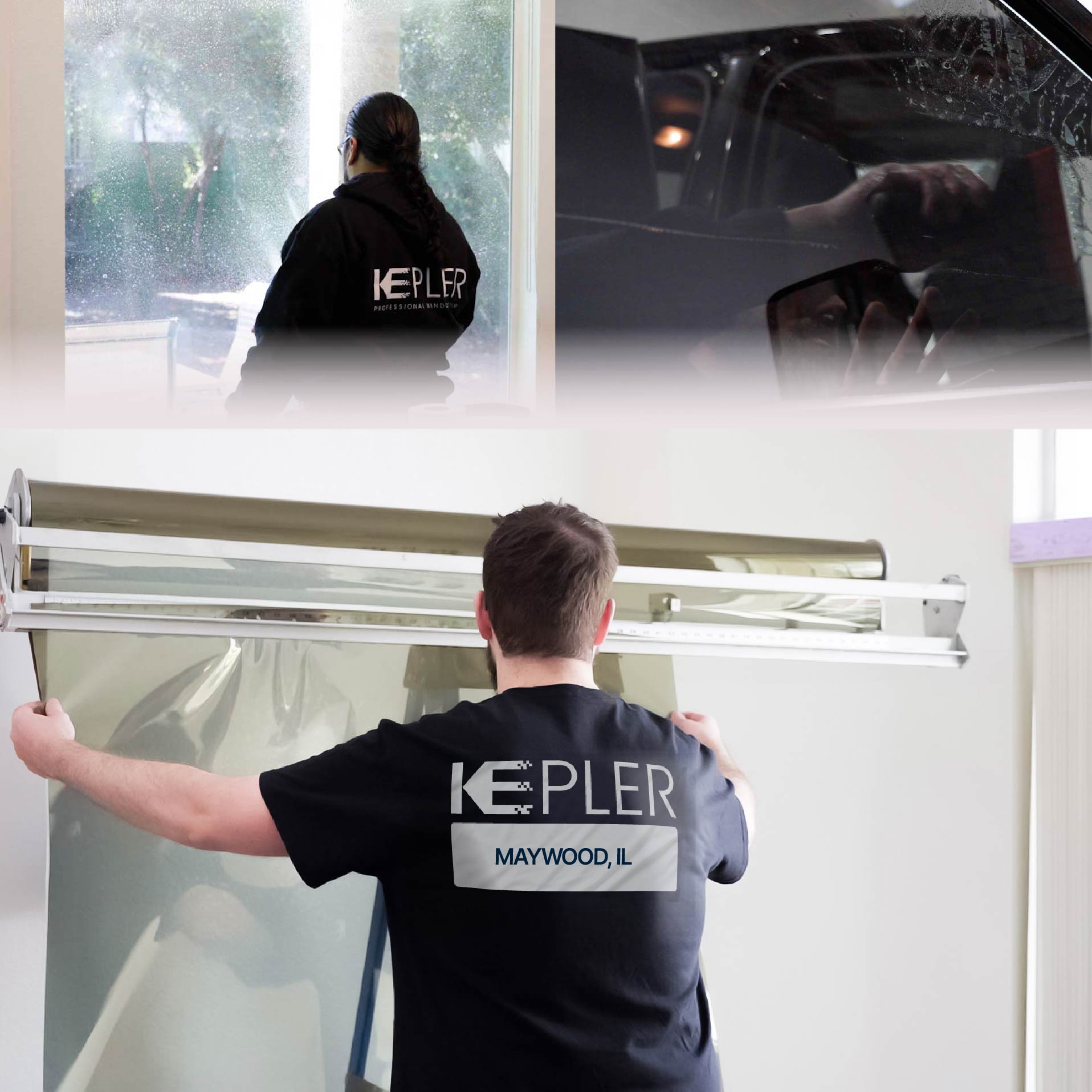 Kepler Specialist Installing Anti-Graffiti Film in Maywood, Illinois