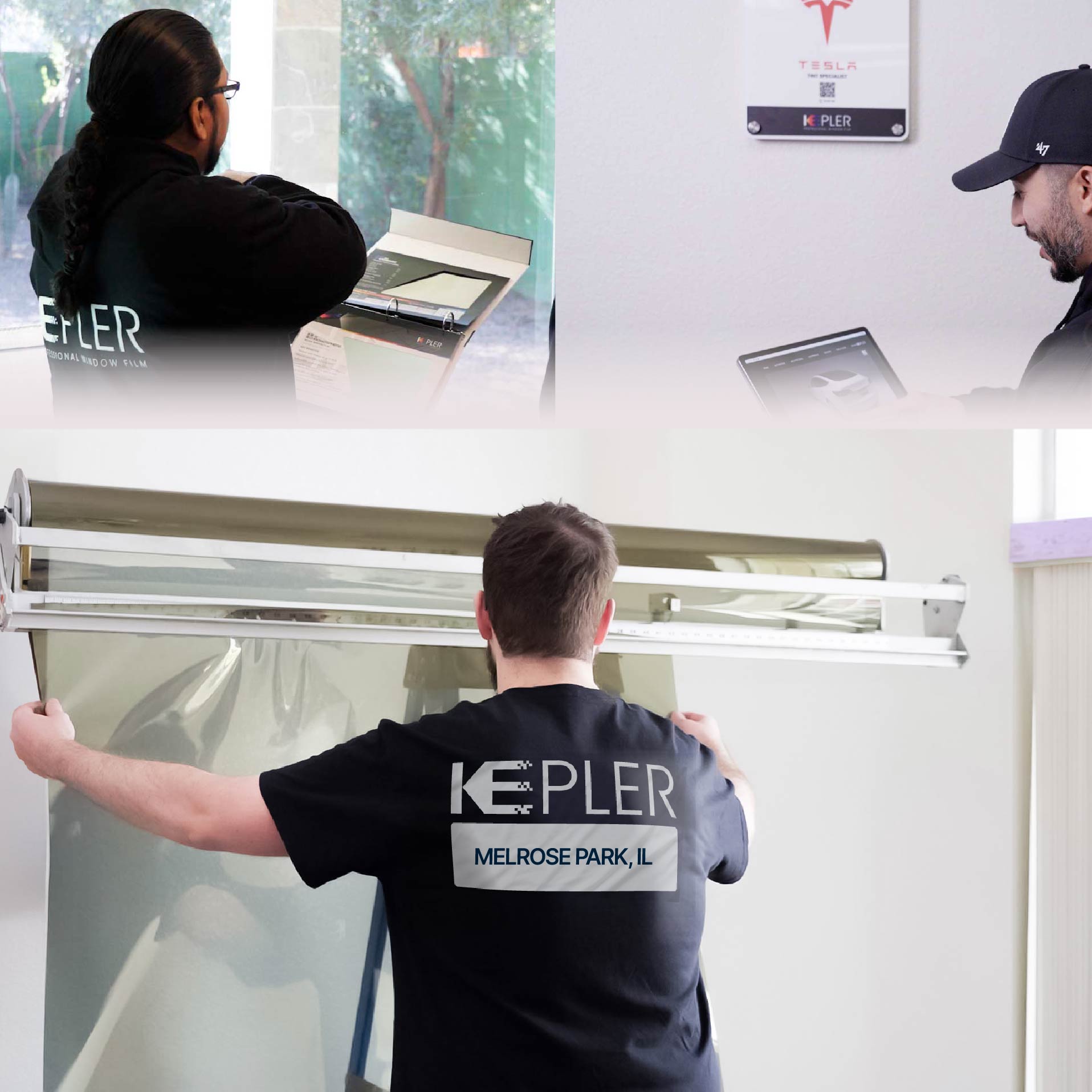 Kepler Specialist Installing Anti-Graffiti Film in Melrose Park, Illinois