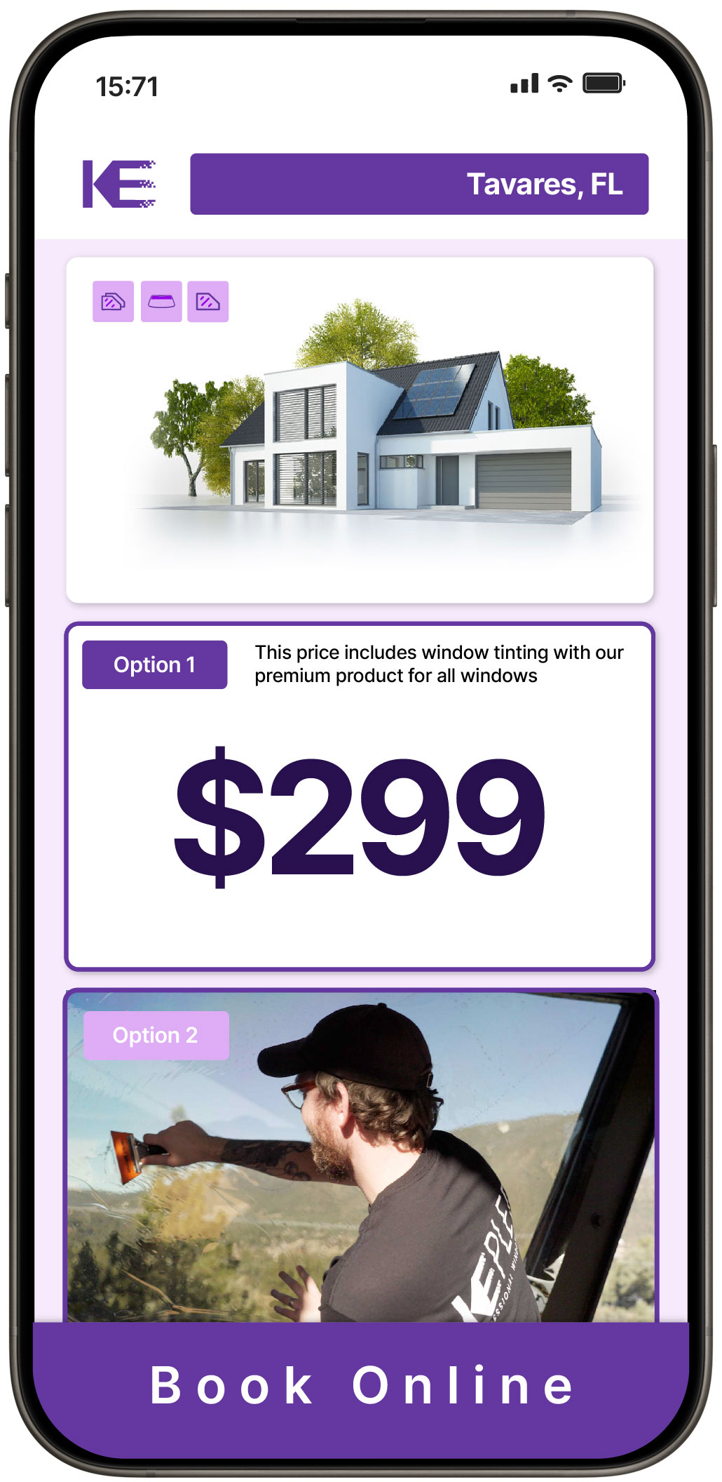View Competitive Home Window Tinting Prices in Tavares, Florida