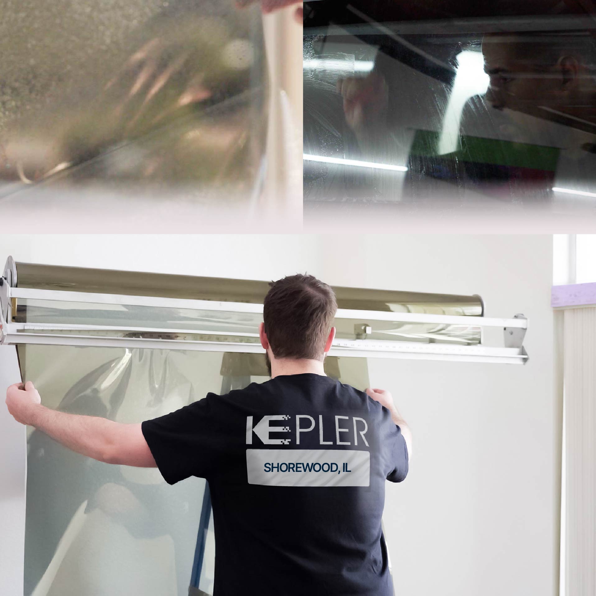 Kepler Specialist Installing Anti-Graffiti Film in Shorewood, Illinois
